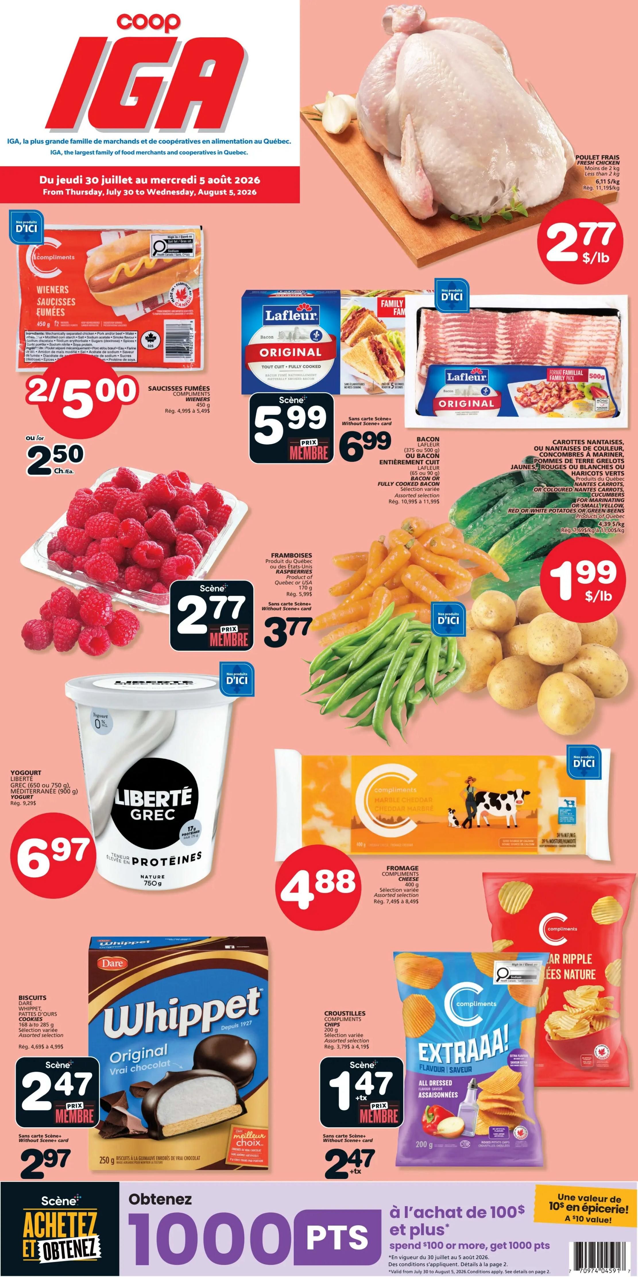 Coop IGA (QC) Flyer July 30 to August 5