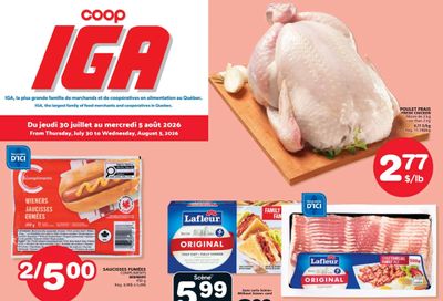 Coop IGA (QC) Flyer July 30 to August 5