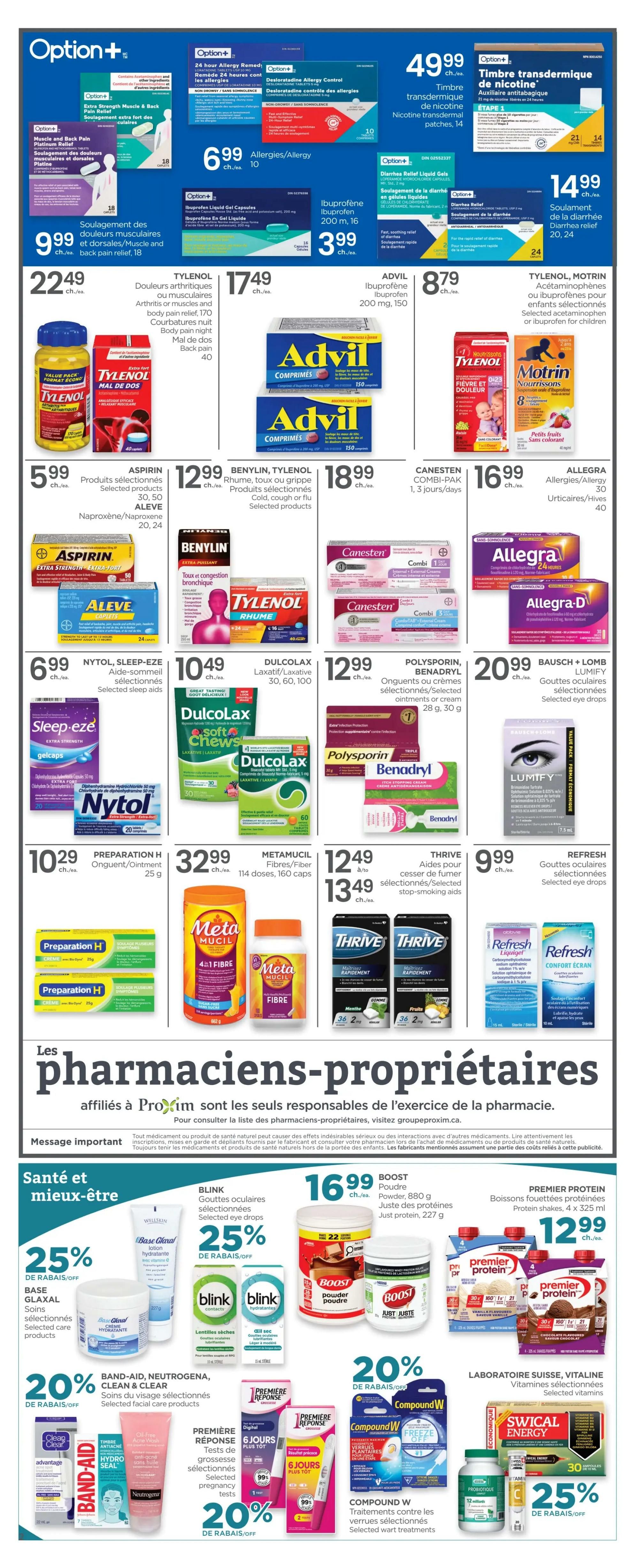 Proxim Flyer July 30 to August 5
