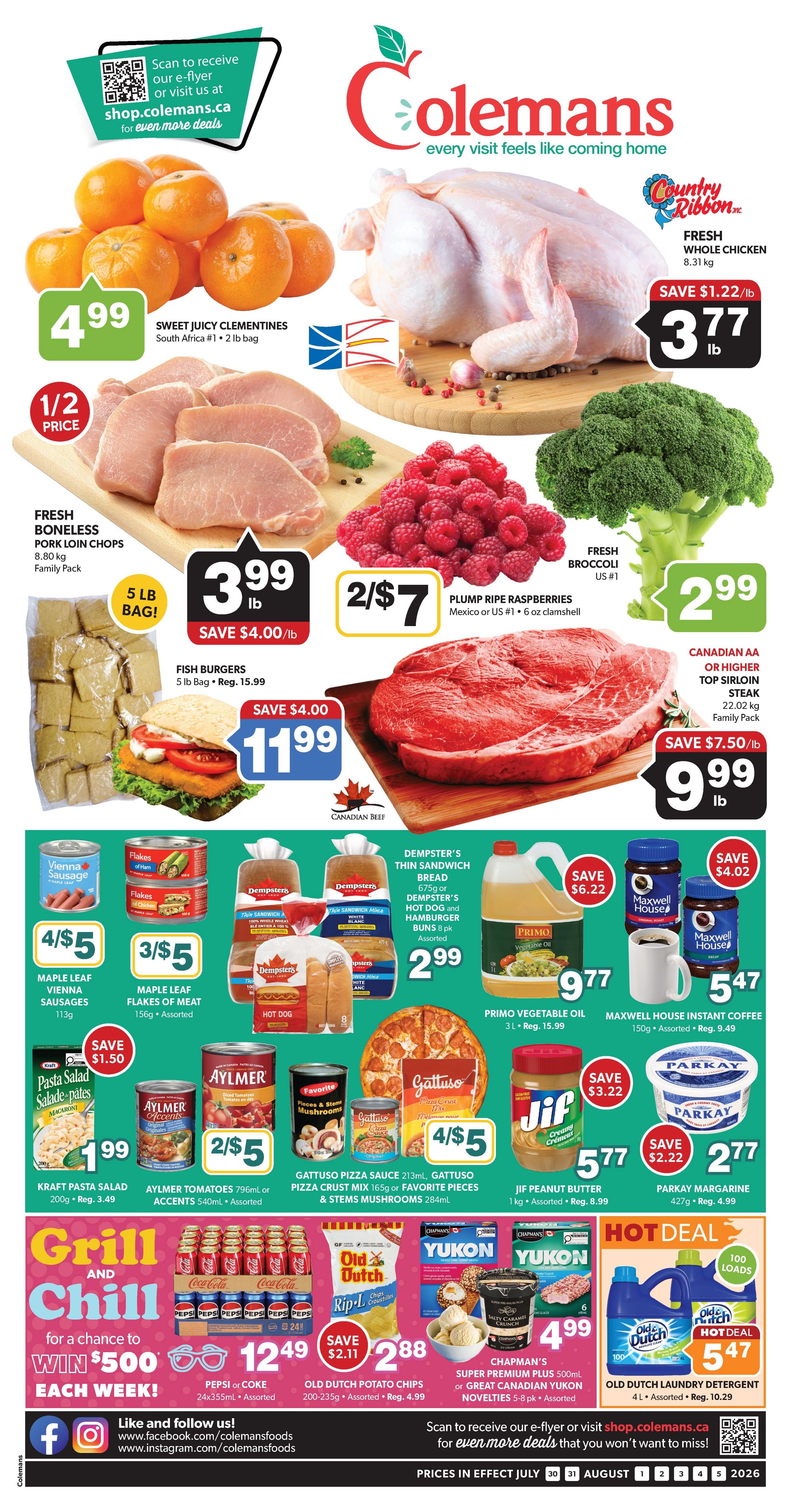 Coleman's Flyer July 30 to August 5