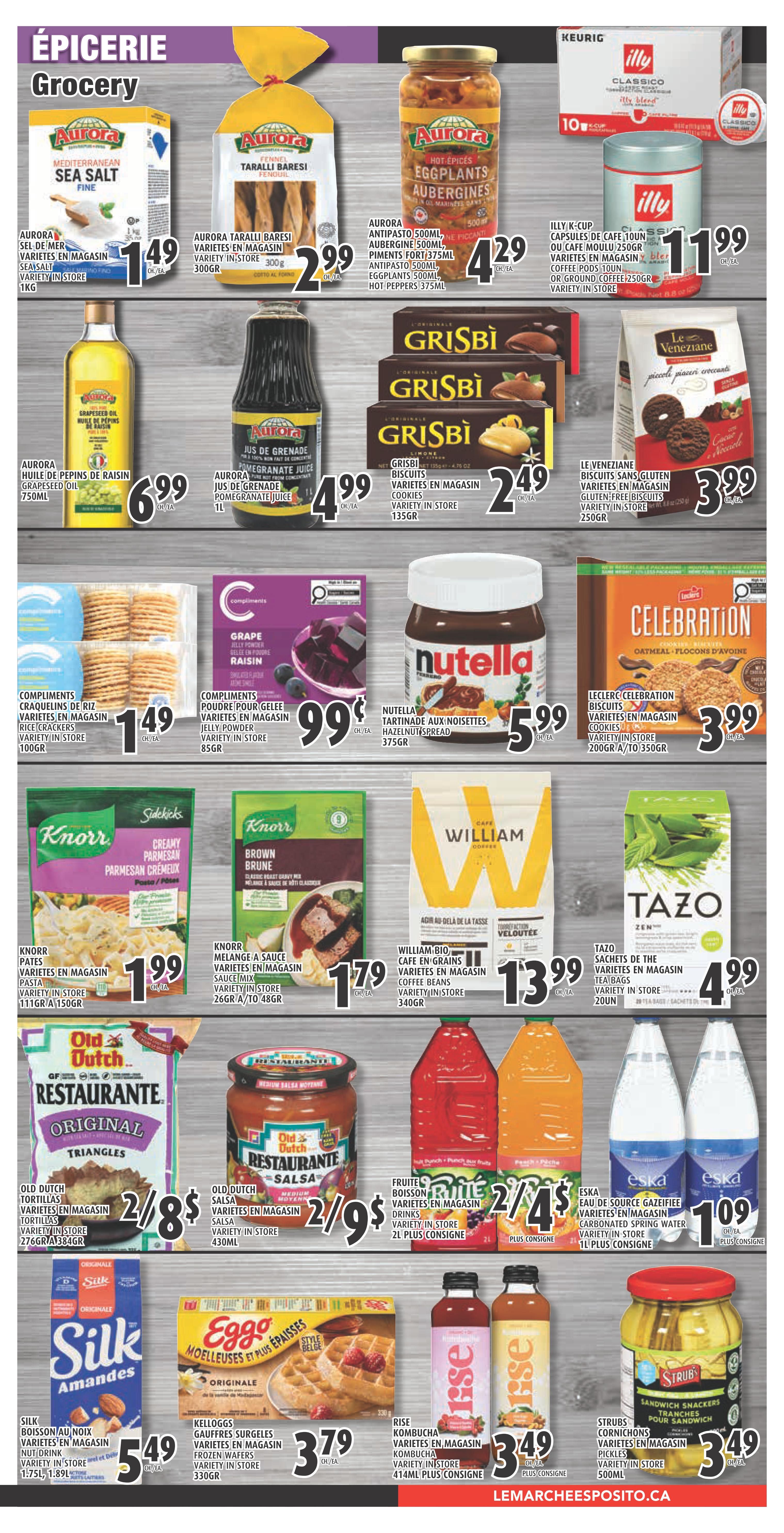 Esposito Flyer July 30 to August 5