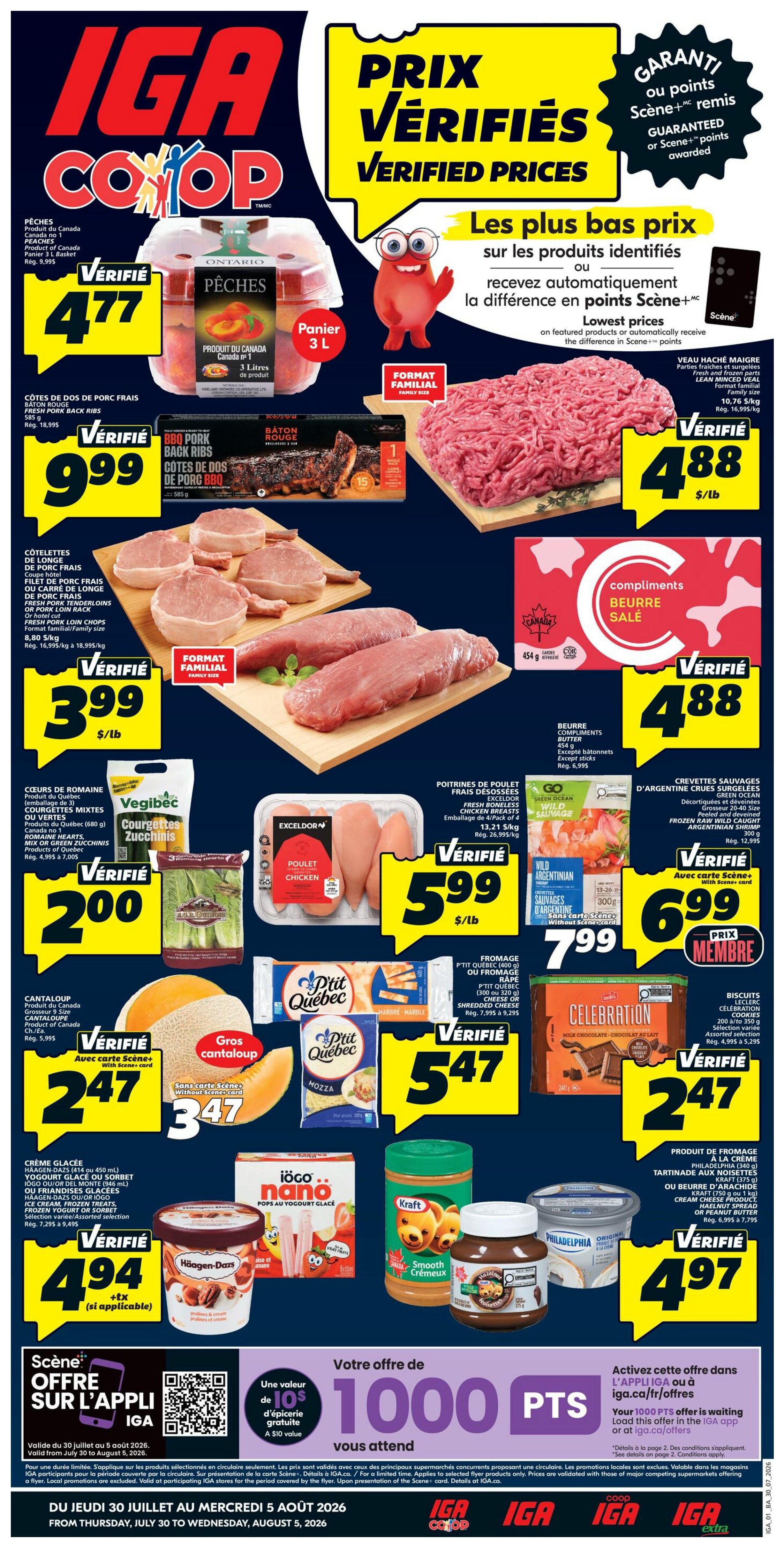 IGA (NB) Flyer July 30 to August 5