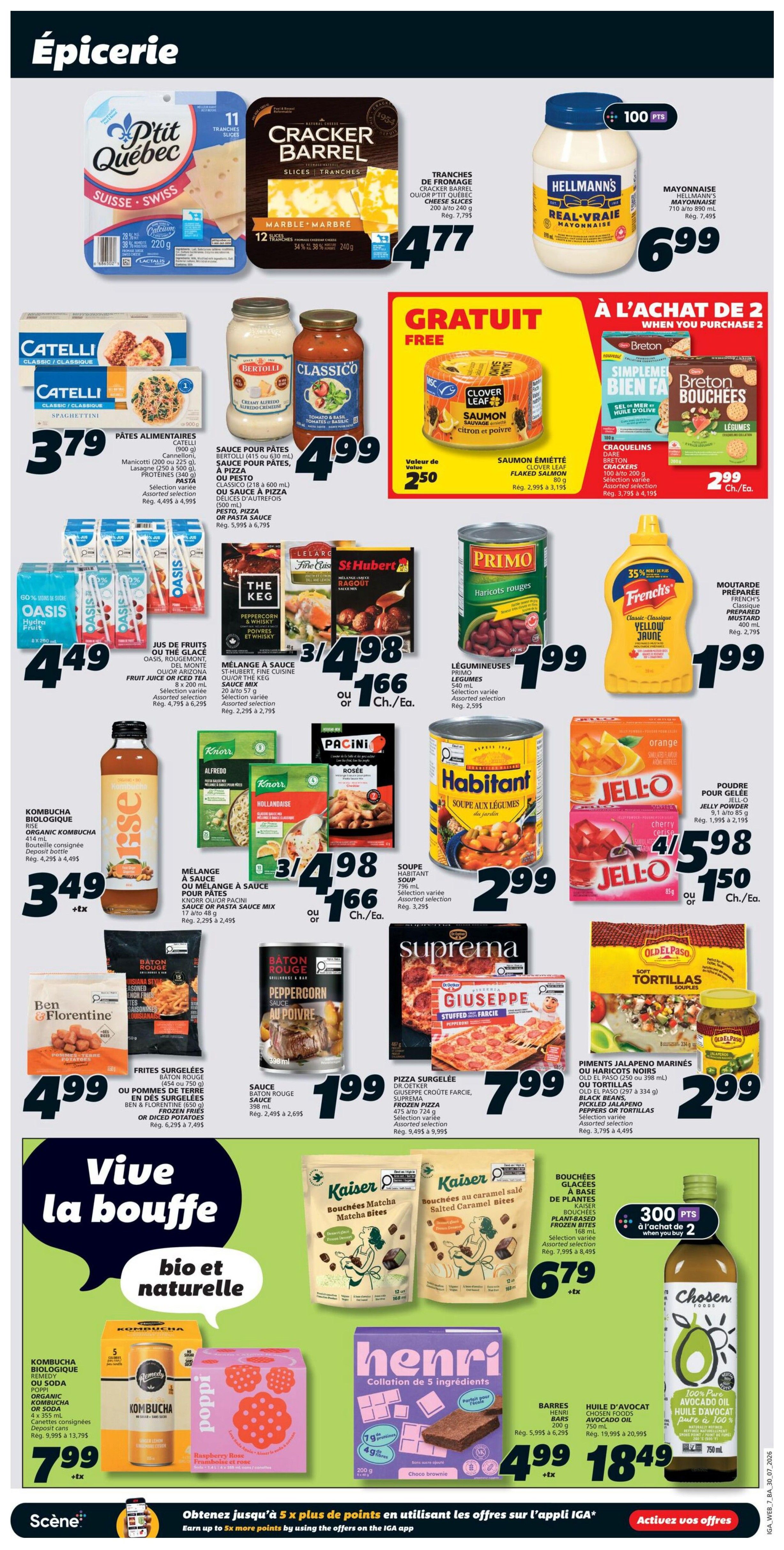 IGA (NB) Flyer July 30 to August 5
