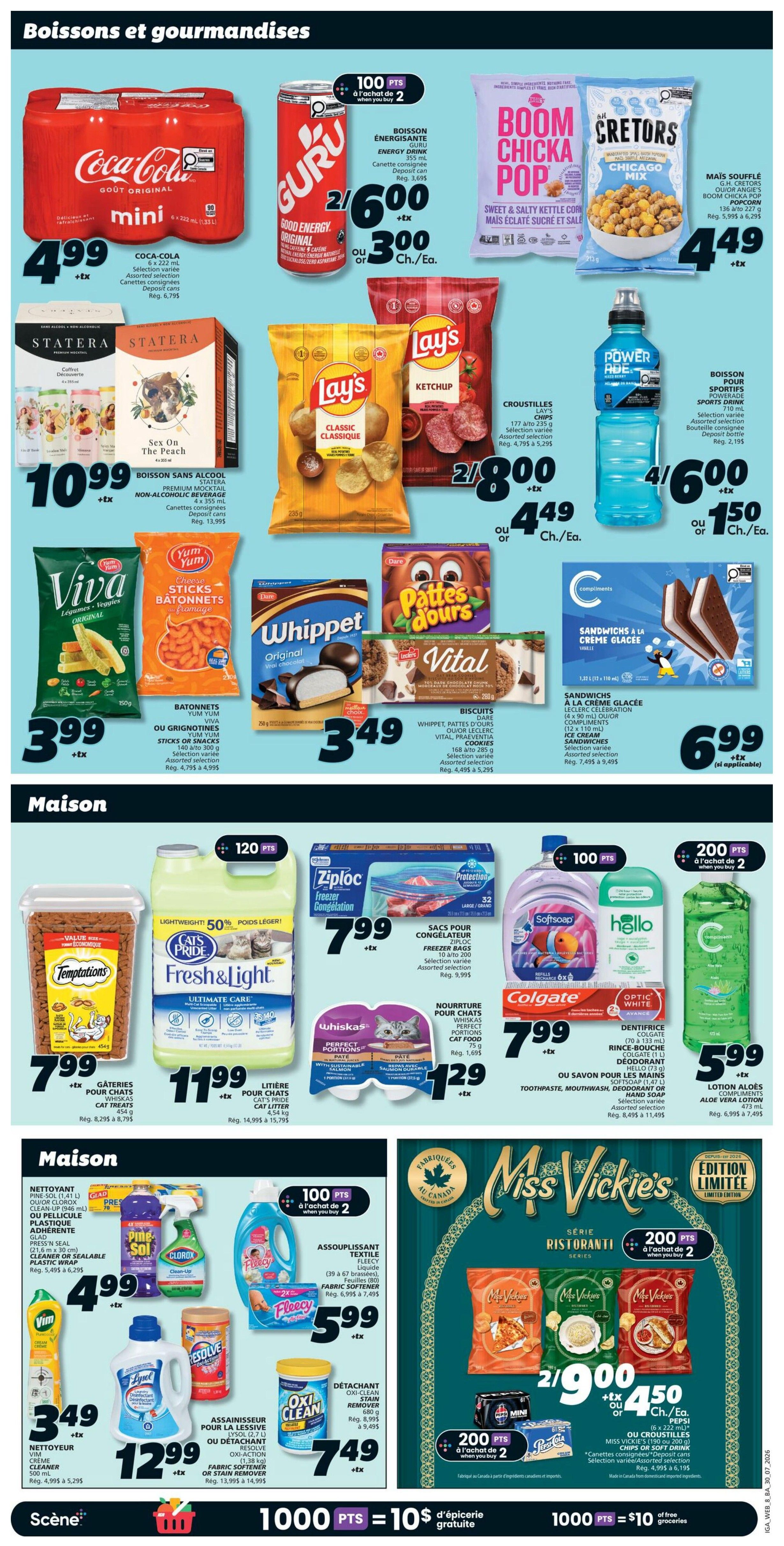 IGA (NB) Flyer July 30 to August 5