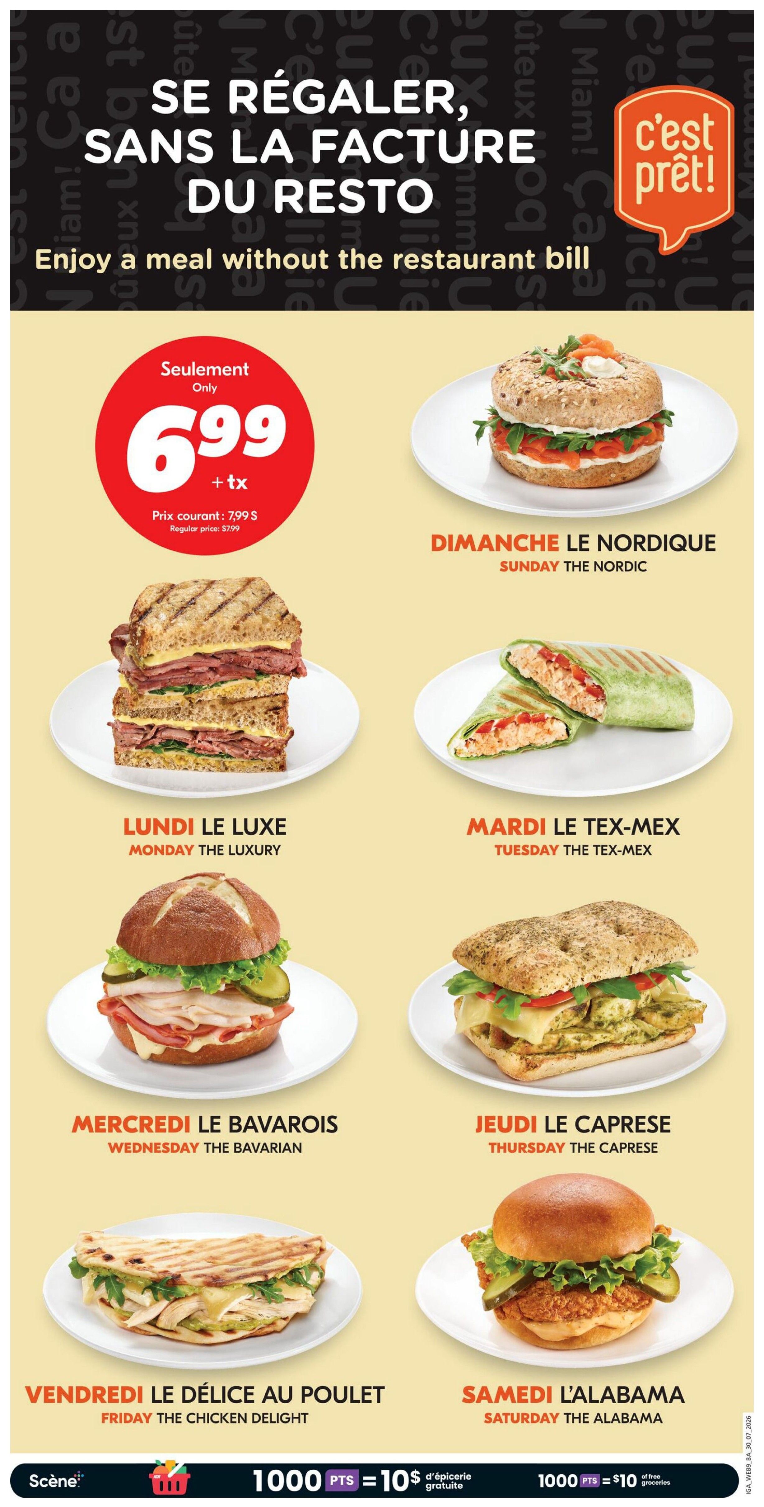 IGA (NB) Flyer July 30 to August 5
