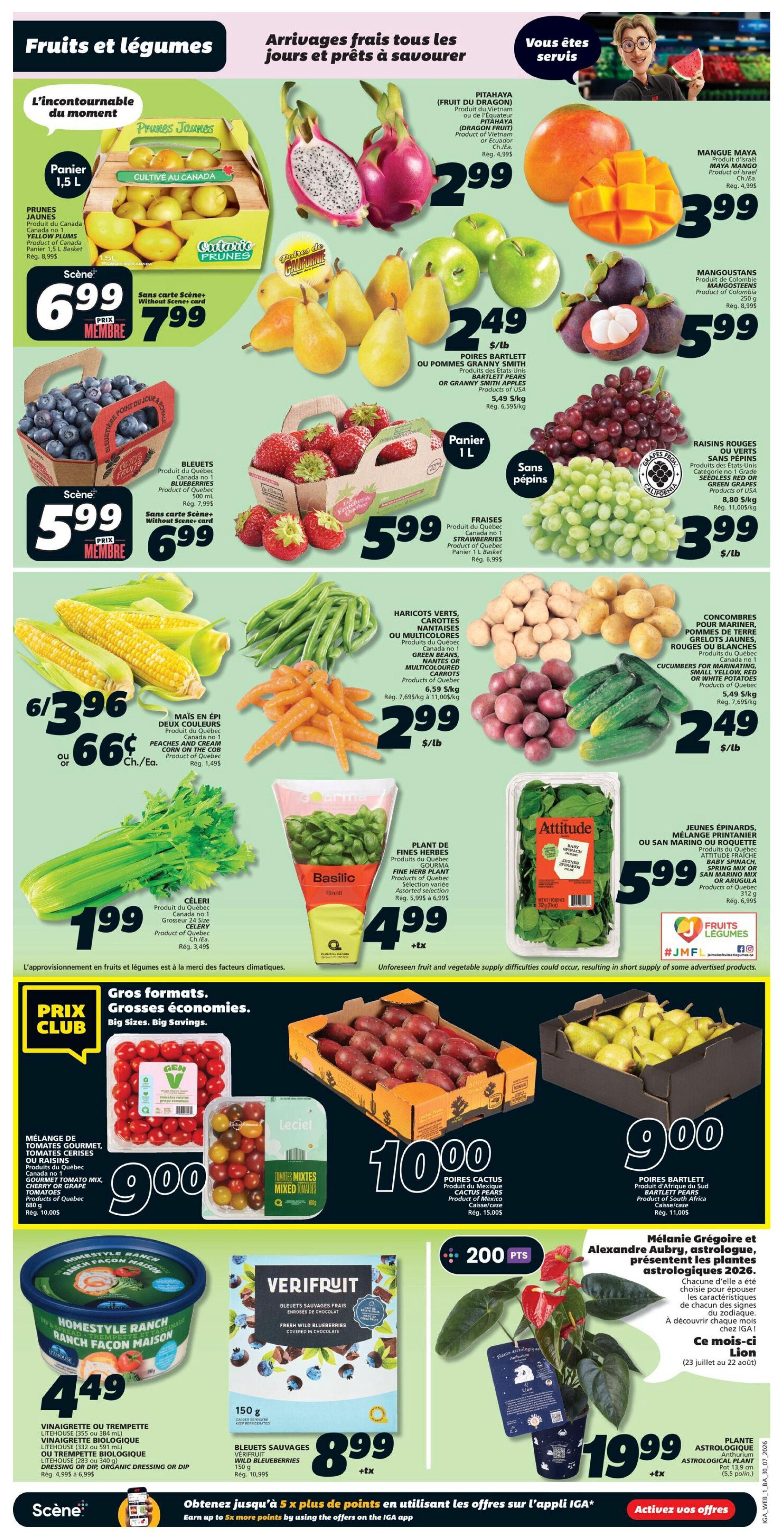 IGA (NB) Flyer July 30 to August 5