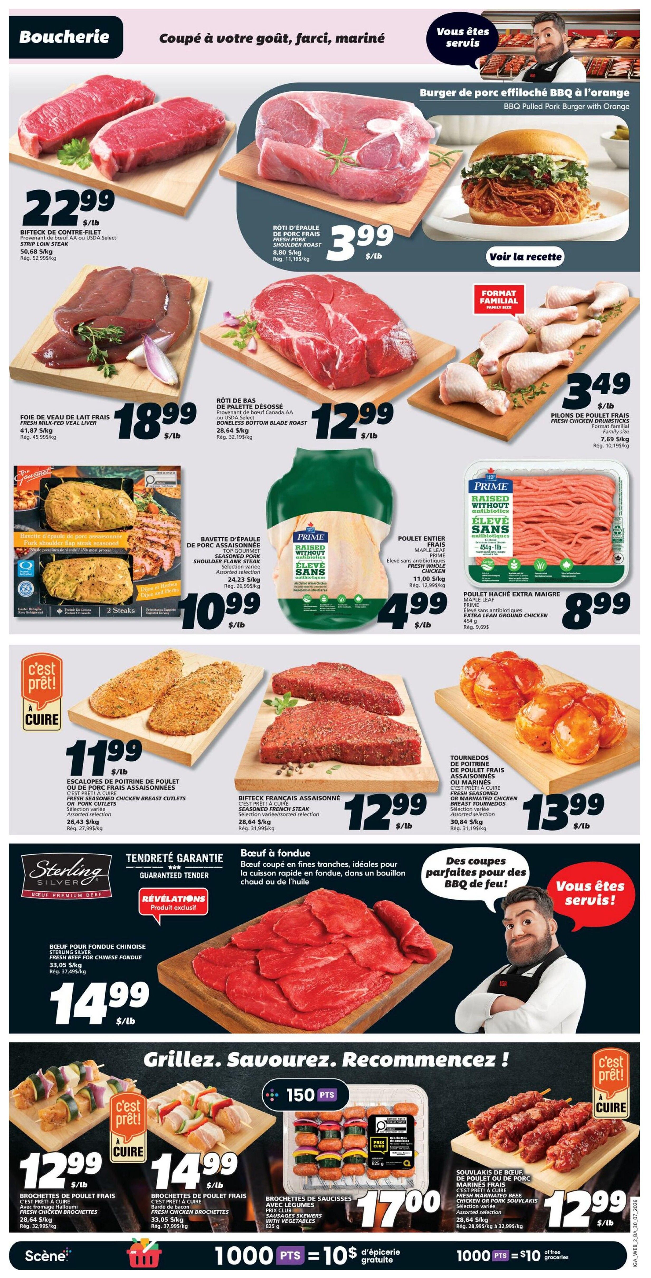IGA (NB) Flyer July 30 to August 5