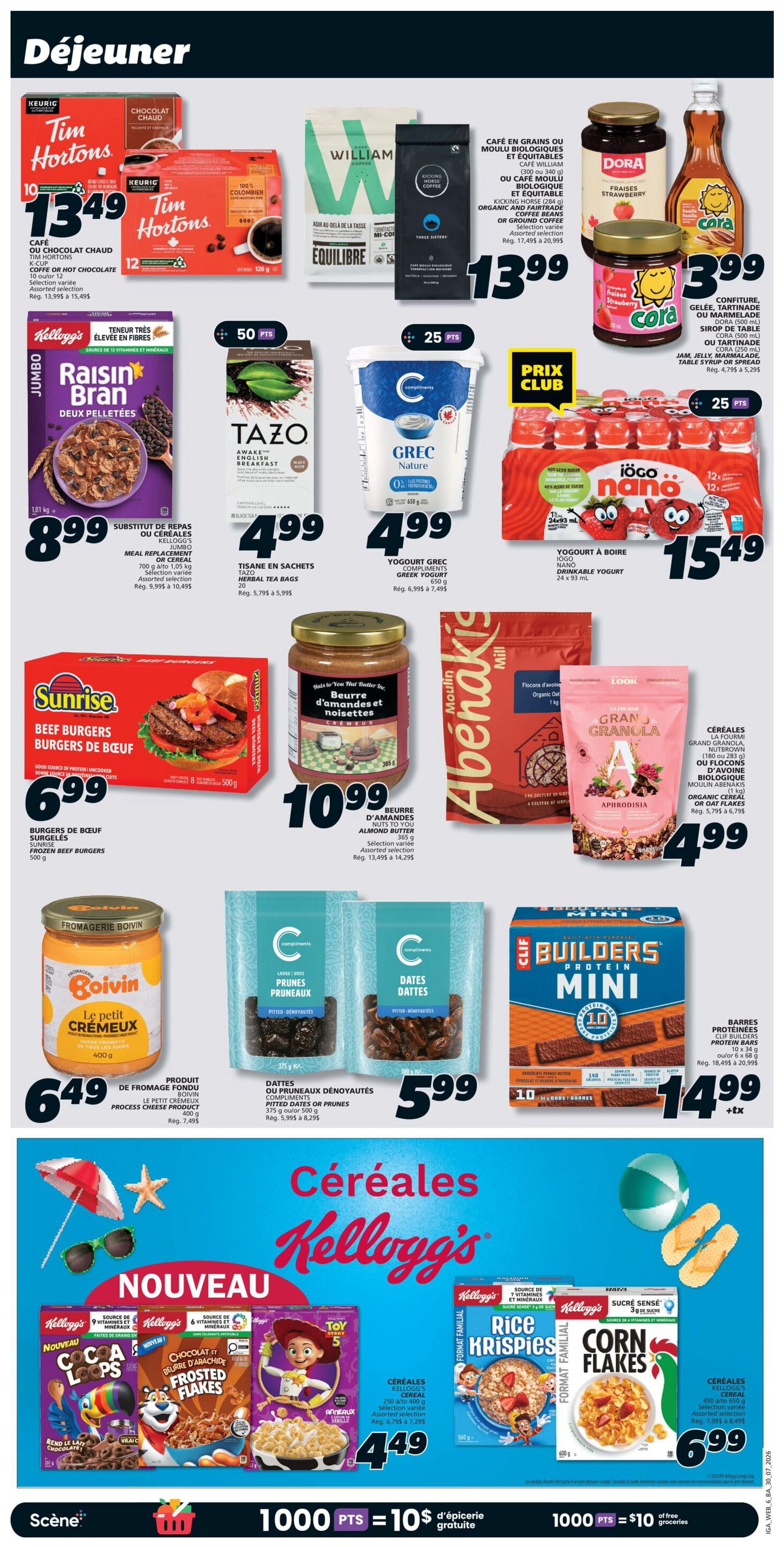 IGA (NB) Flyer July 30 to August 5