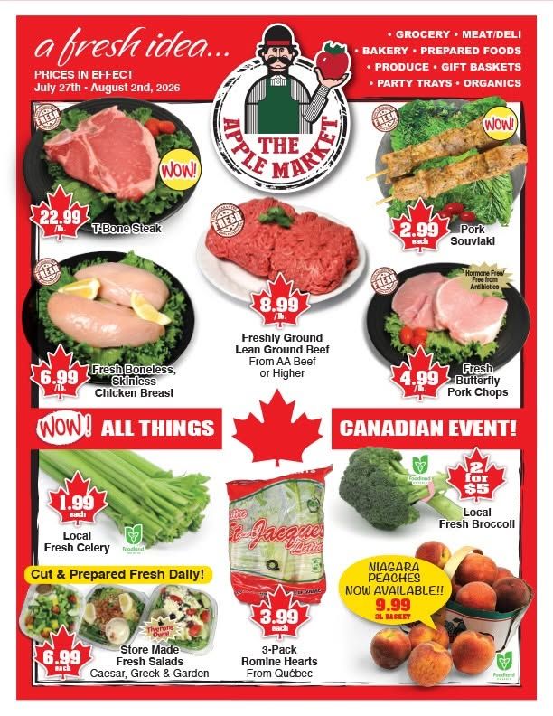 The Apple Market Flyer July 27 to August 2