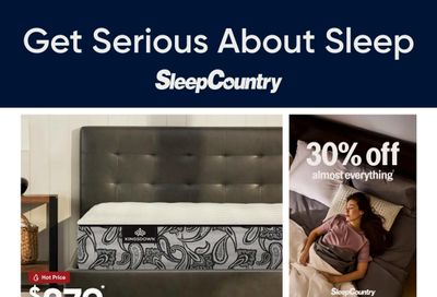 Sleep Country Flyer July 29 to August 4