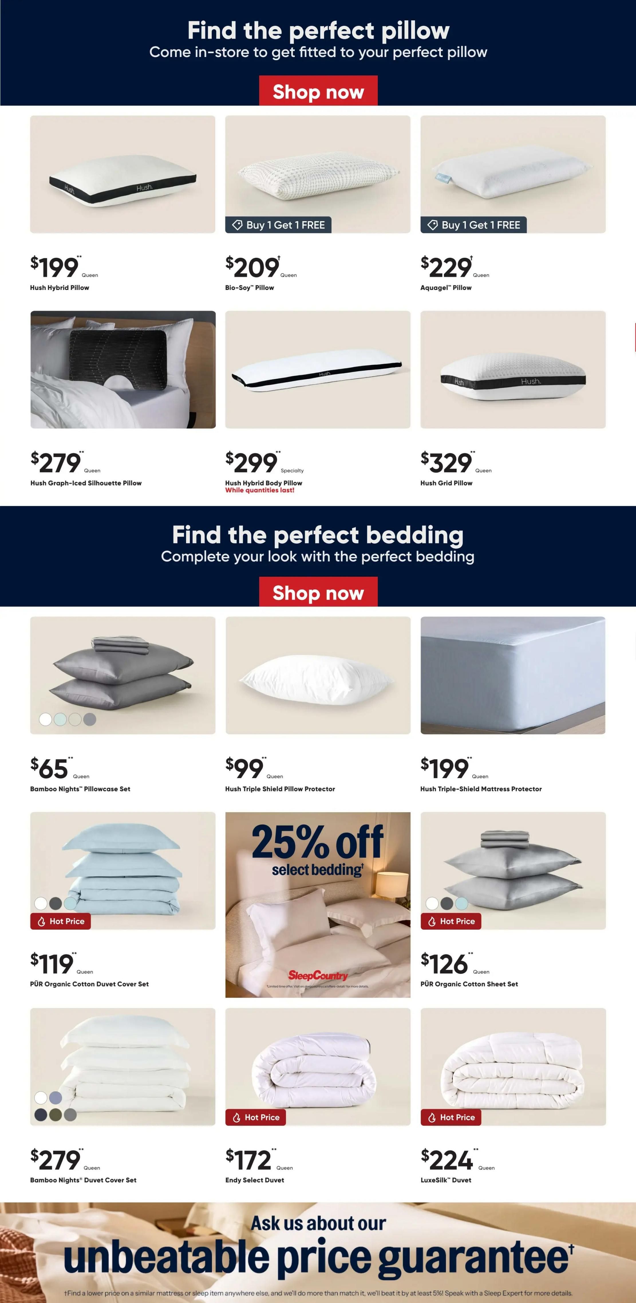 Sleep Country Flyer July 29 to August 4