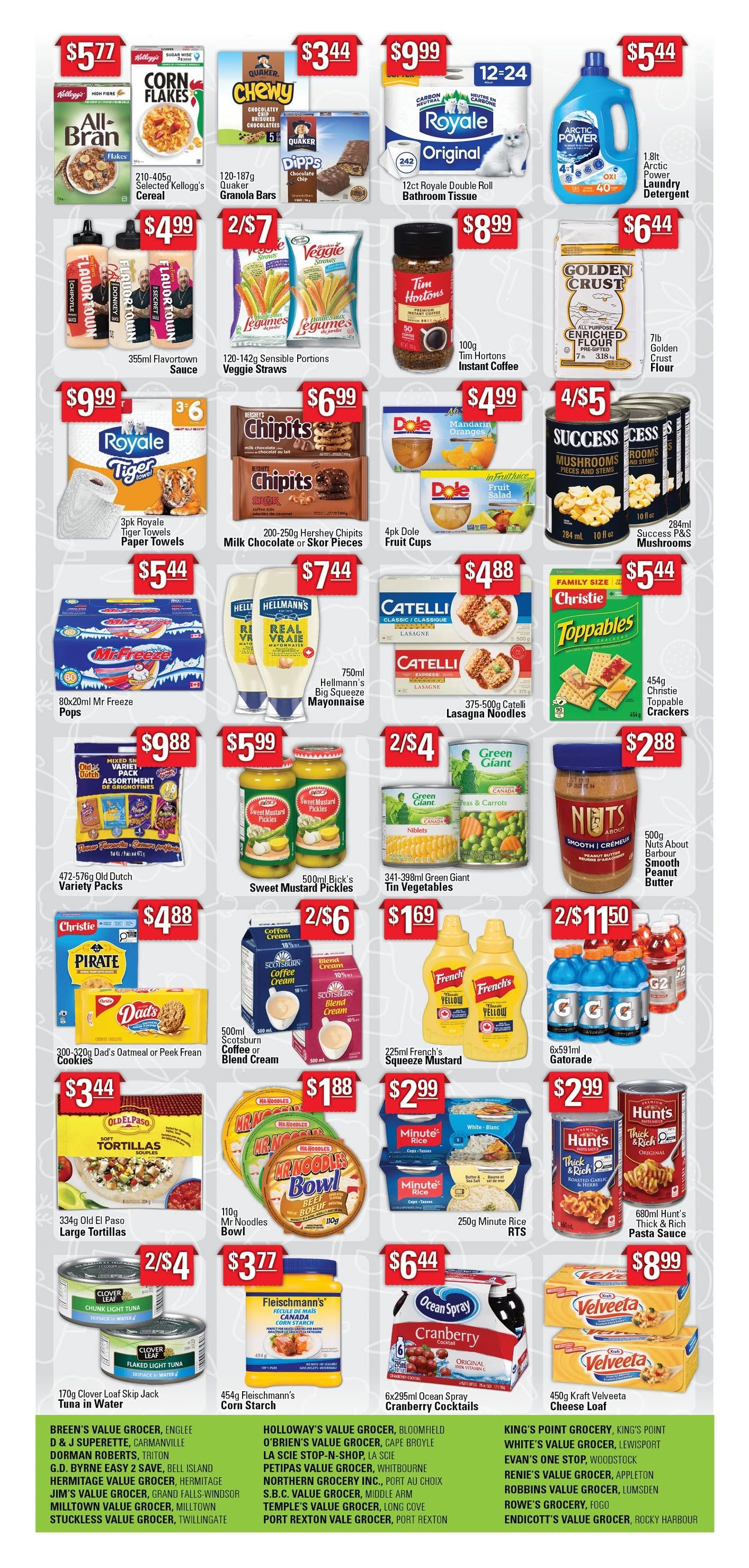 Value Grocer Flyer July 30 to August 5