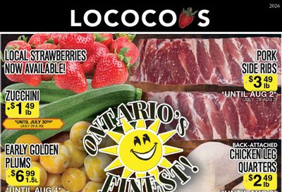 Lococo's Flyer July 29 and 30