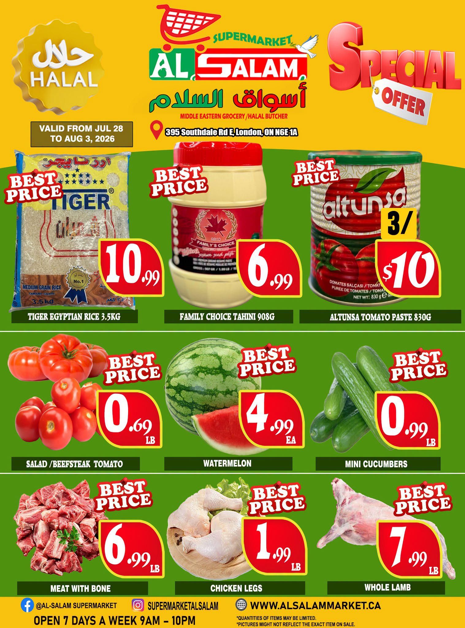 Al-Salam Supermarket Flyer July 28 to August 3