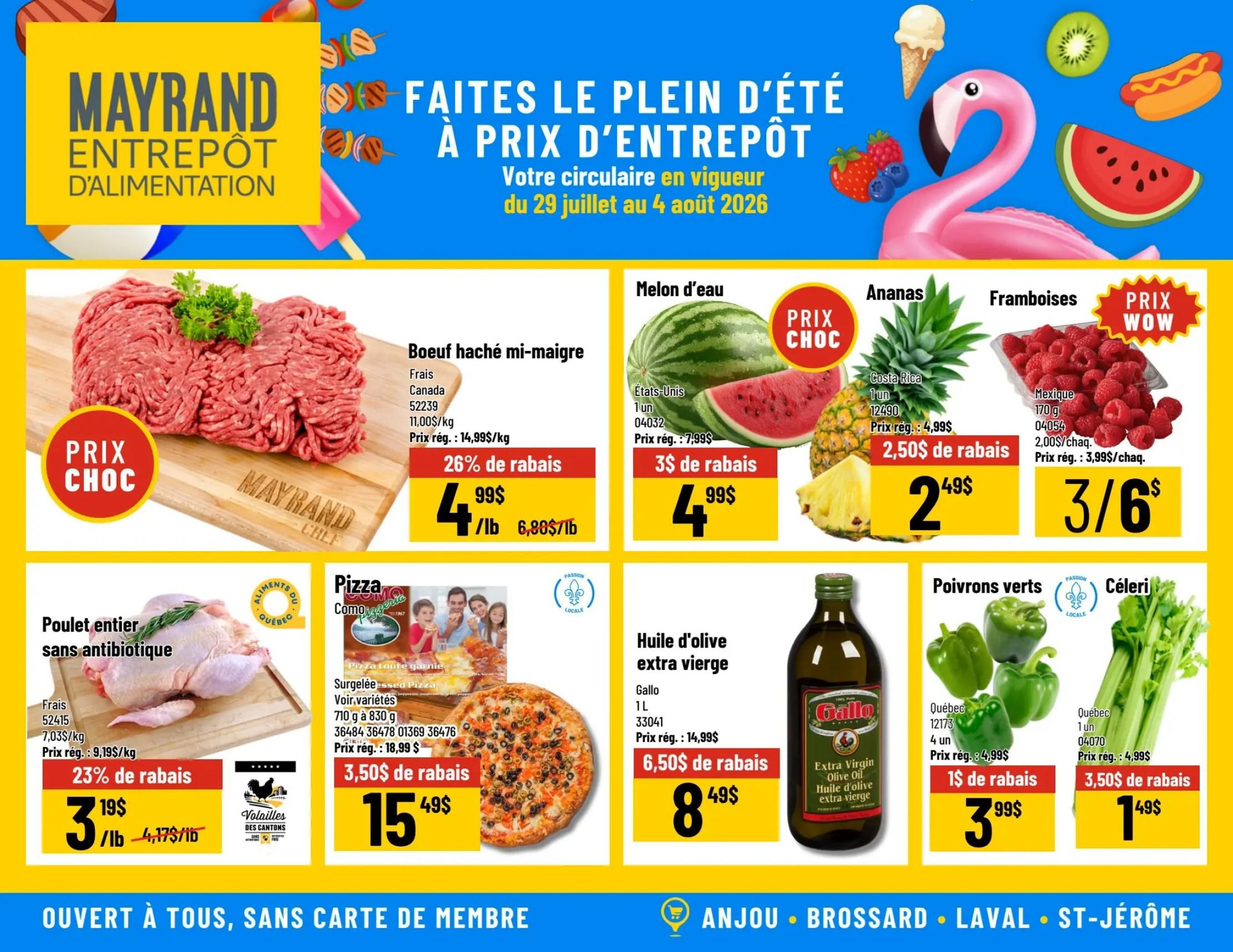 Mayrand Flyer July 29 to August 4