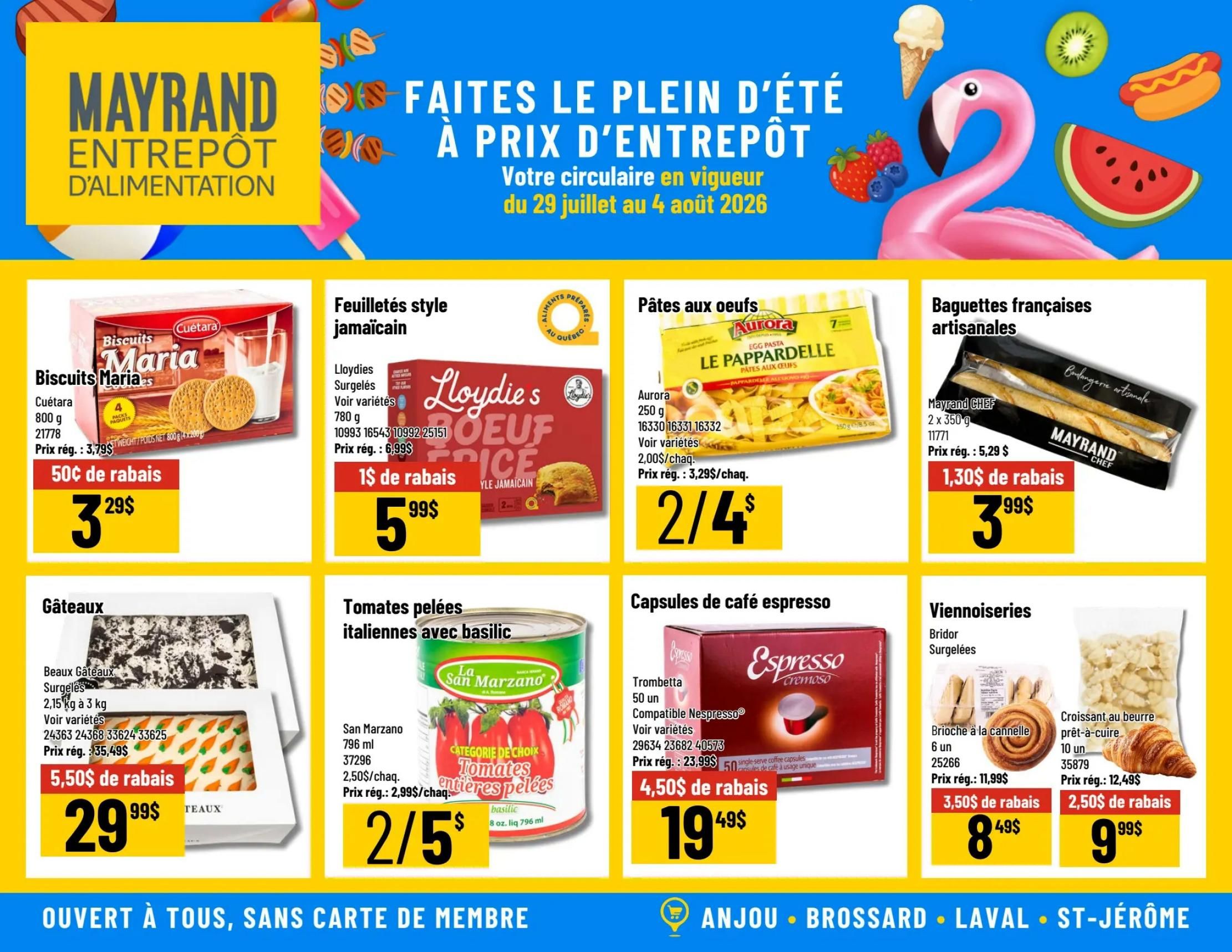 Mayrand Flyer July 29 to August 4