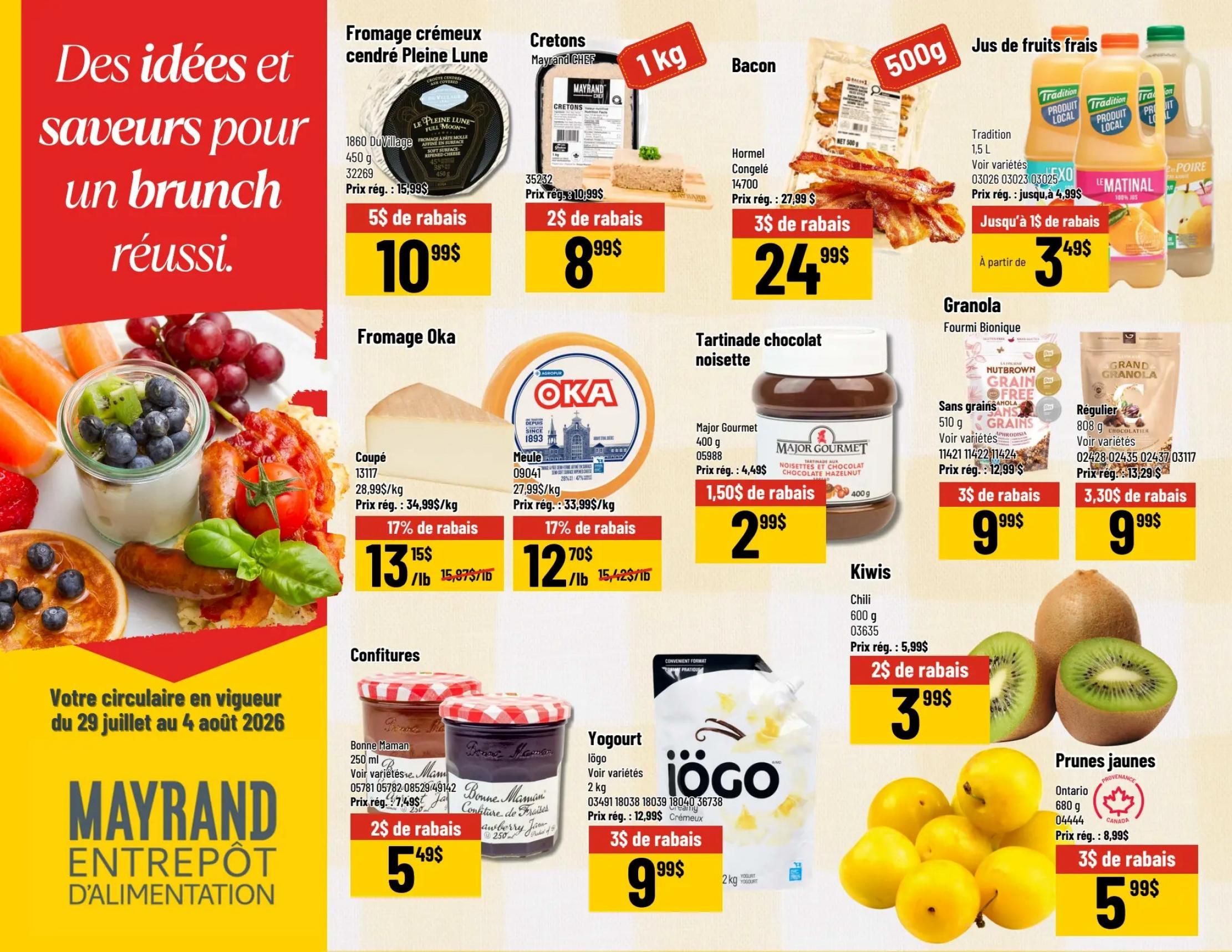 Mayrand Flyer July 29 to August 4