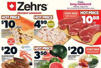 Zehrs Flyer July 30 to August 5