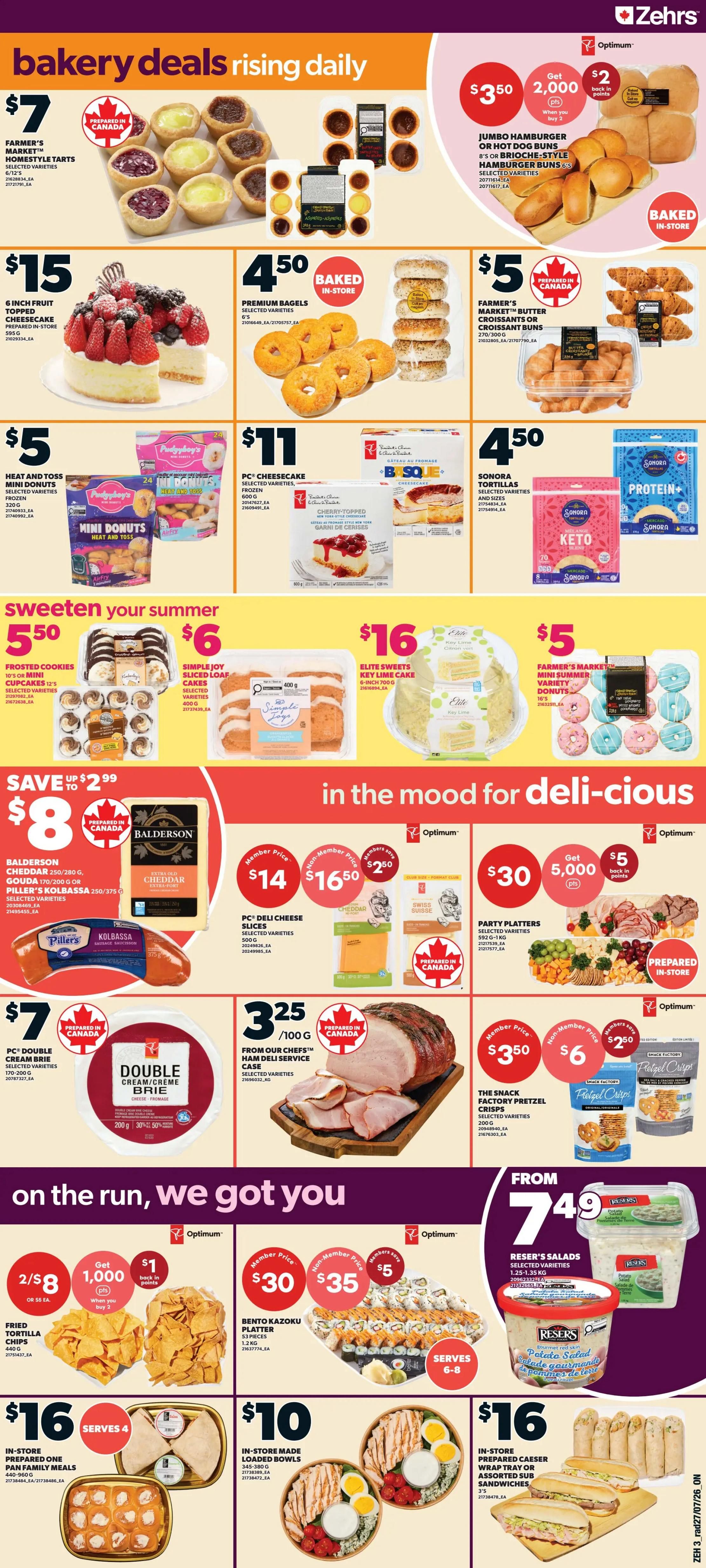 Zehrs Flyer July 30 to August 5