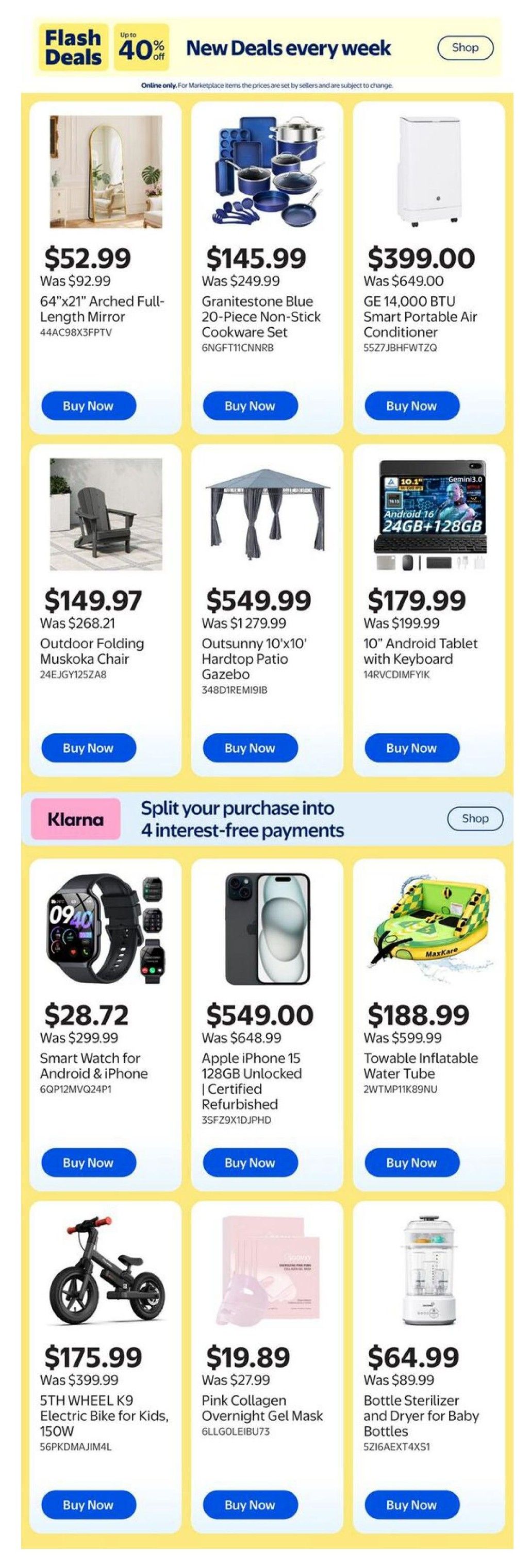 Walmart (West) Flyer July 30 to August 5