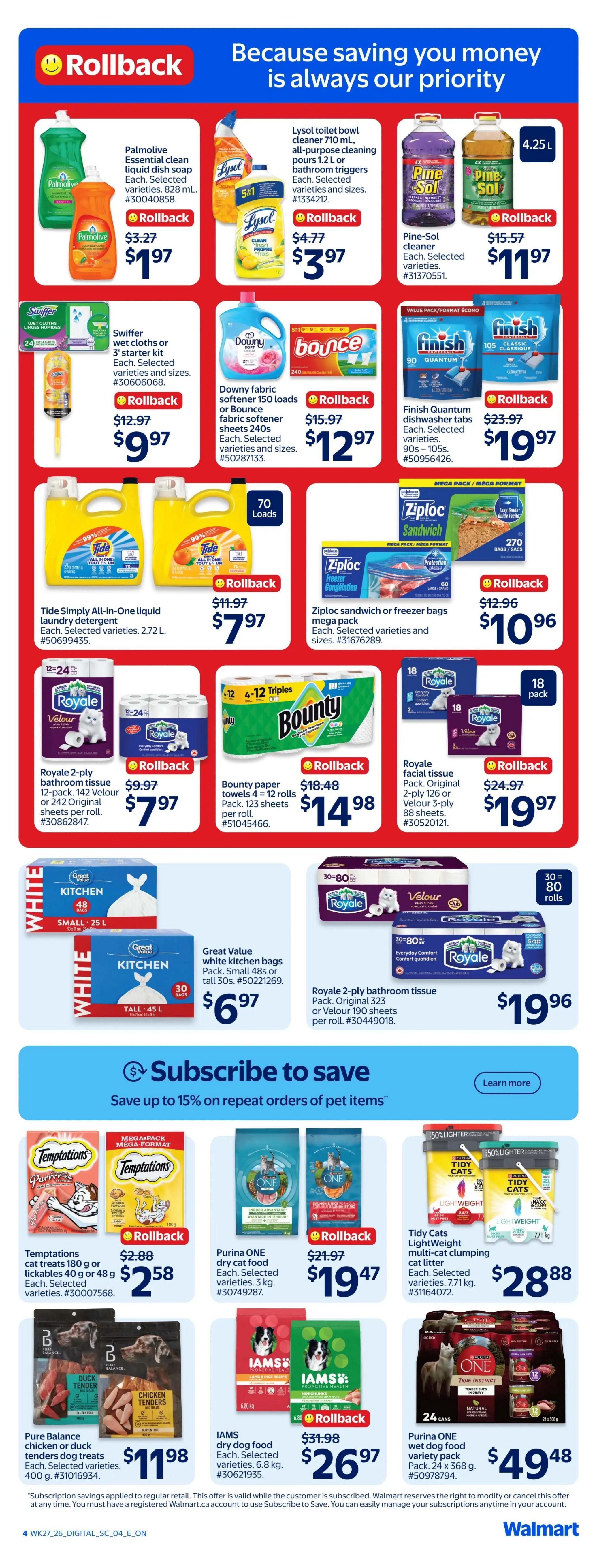 Walmart (ON) Flyer July 30 to August 5