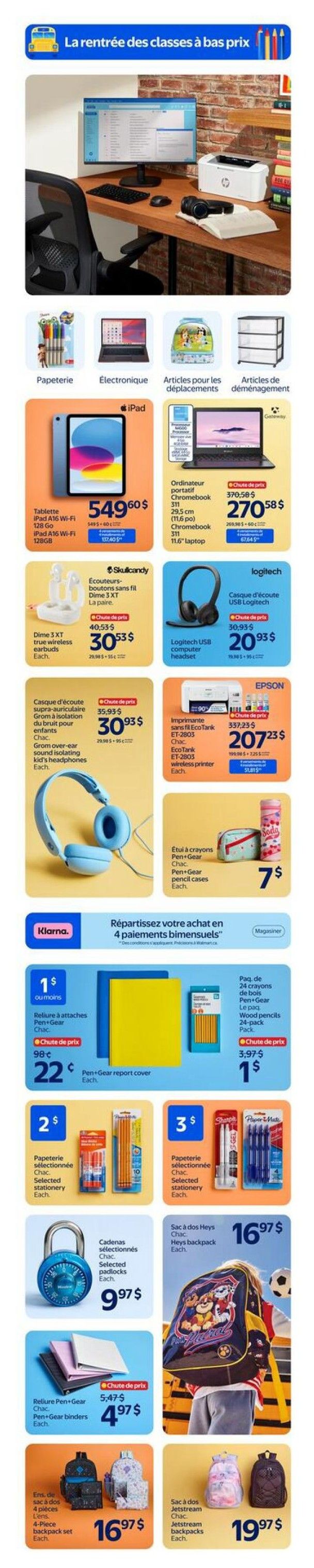 Walmart (QC) Flyer July 30 to August 5