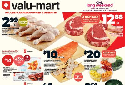 Valu-mart Flyer July 30 to August 5