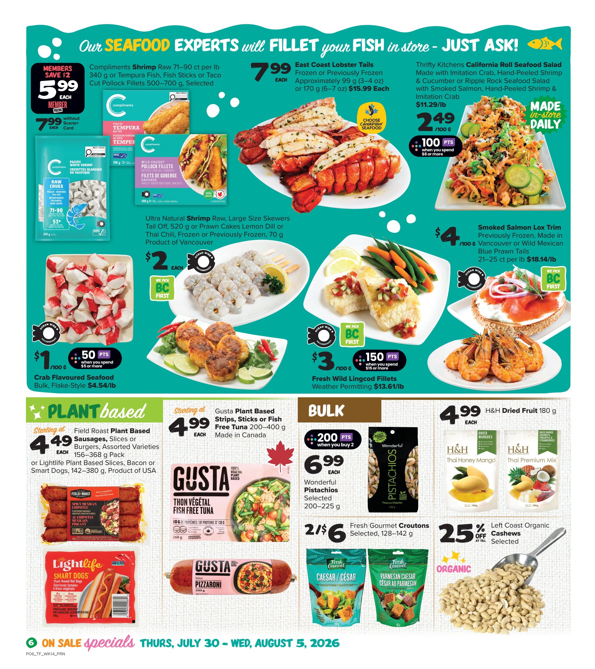 Thrifty Foods Flyer July 30 to August 5