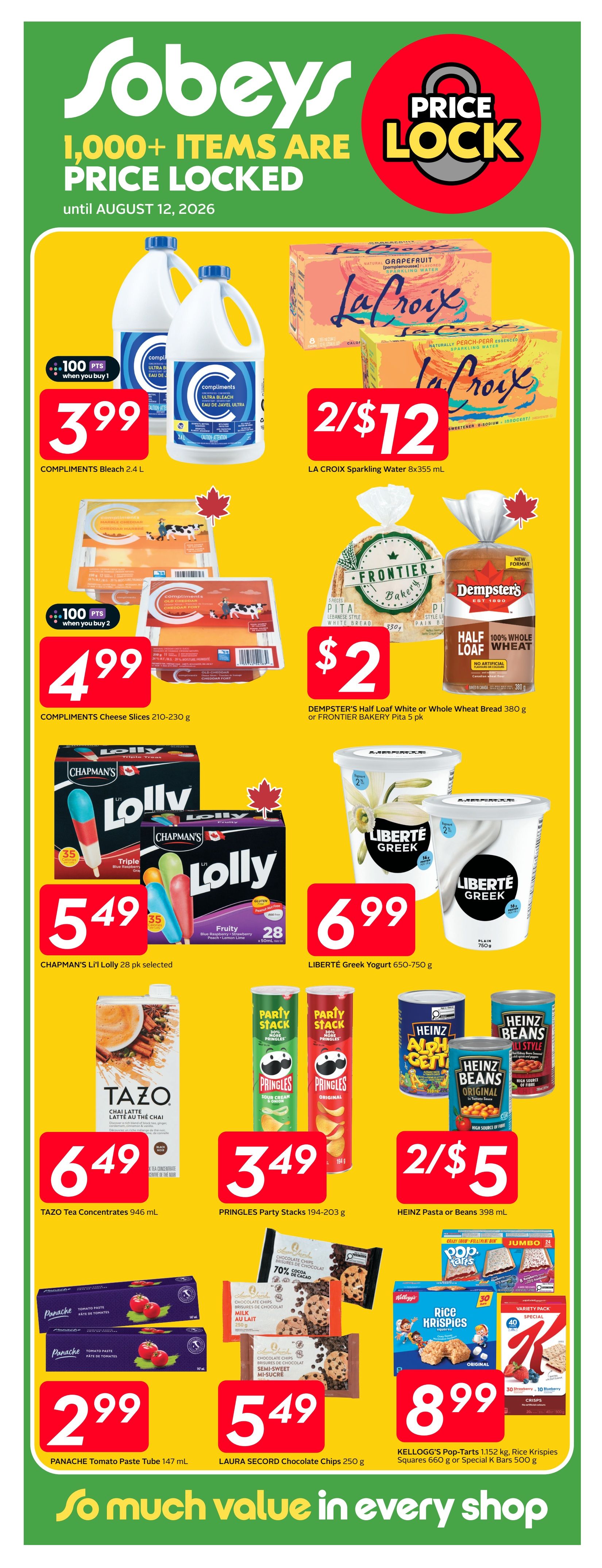 Sobeys (ON) Flyer July 30 to August 5