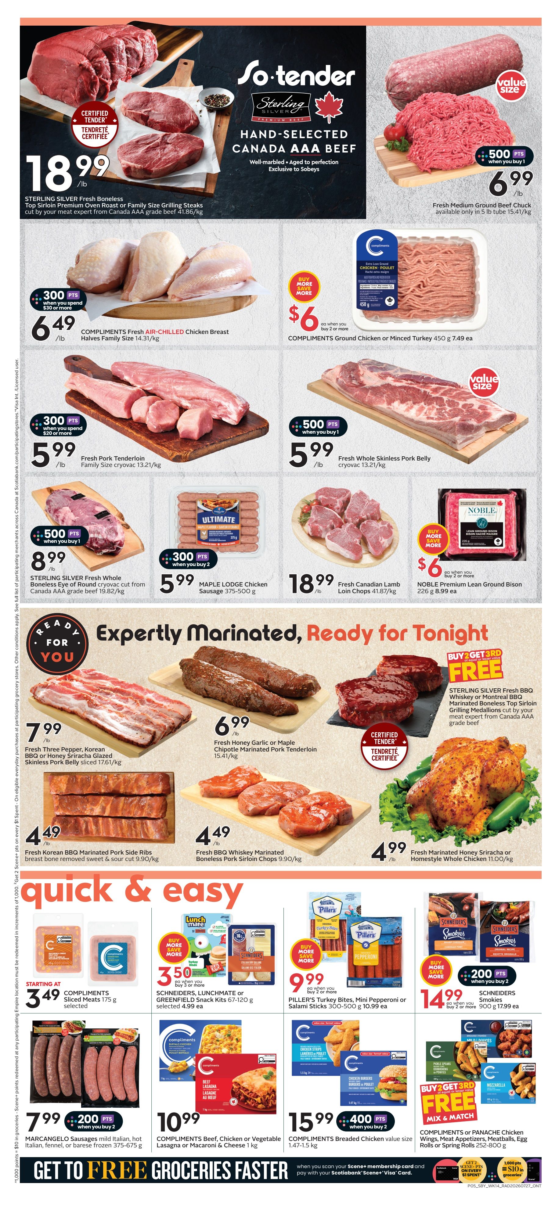Sobeys (ON) Flyer July 30 to August 5