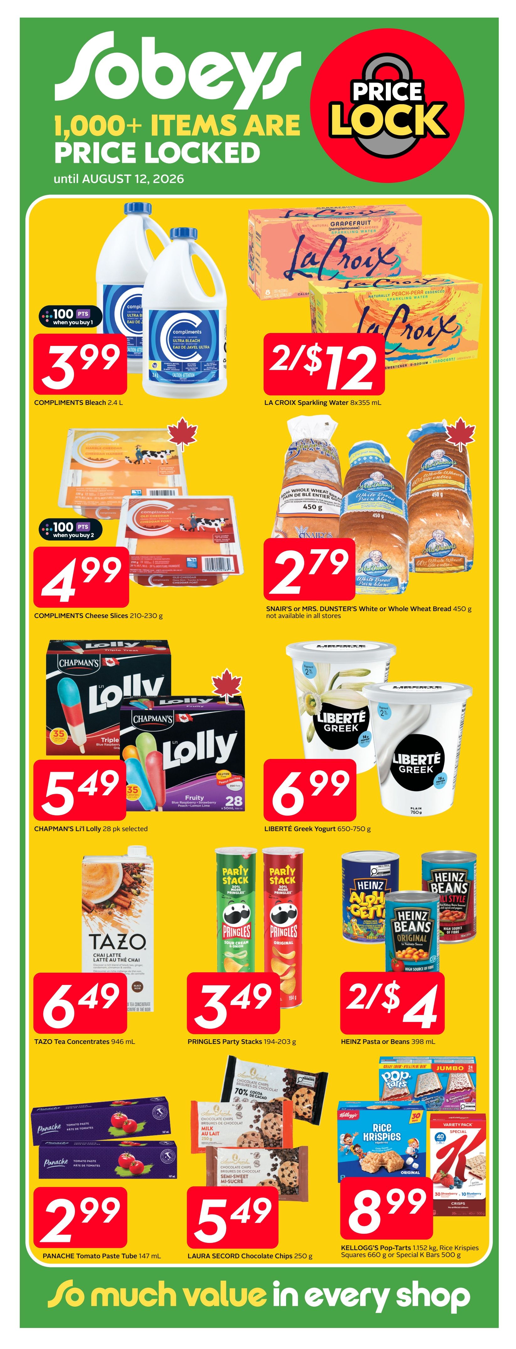 Sobeys (Atlantic) Flyer July 30 to August 5