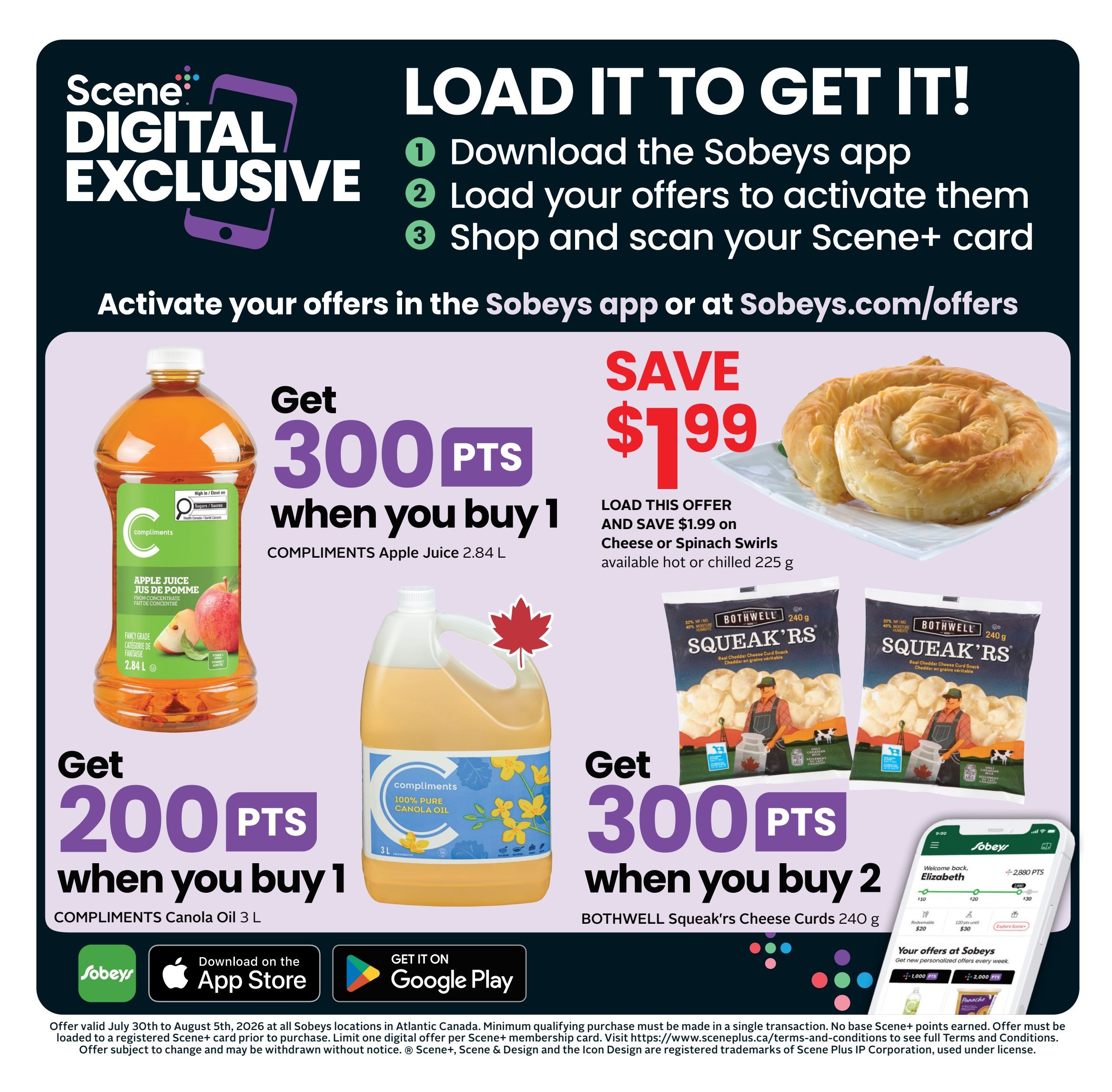 Sobeys (Atlantic) Flyer July 30 to August 5