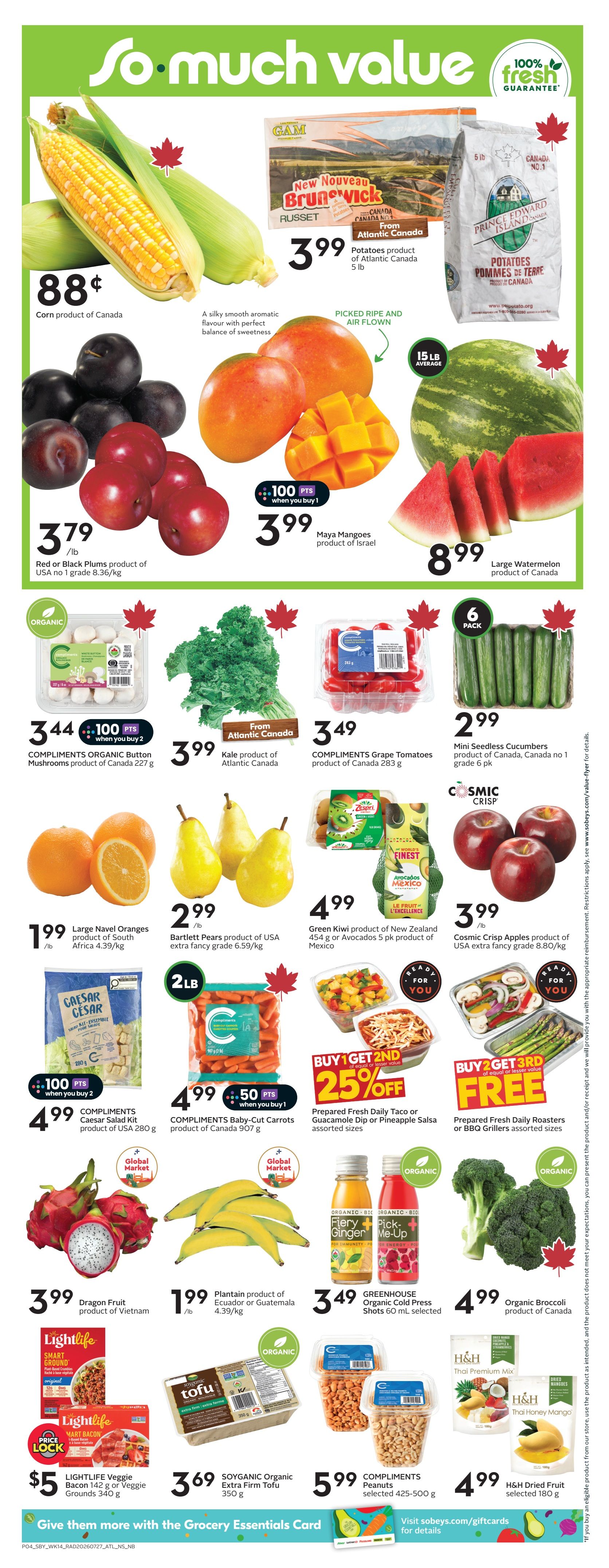 Sobeys (Atlantic) Flyer July 30 to August 5