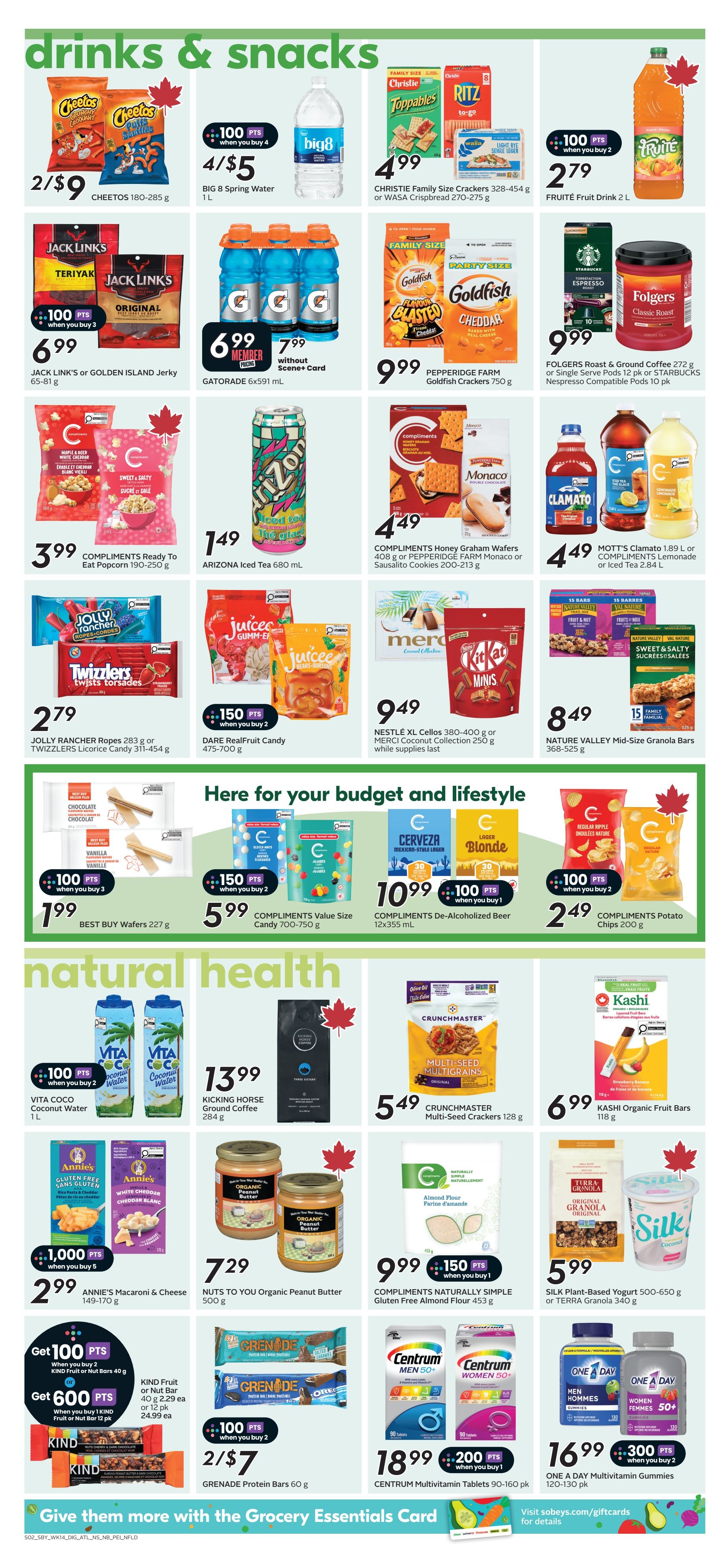 Sobeys (Atlantic) Flyer July 30 to August 5