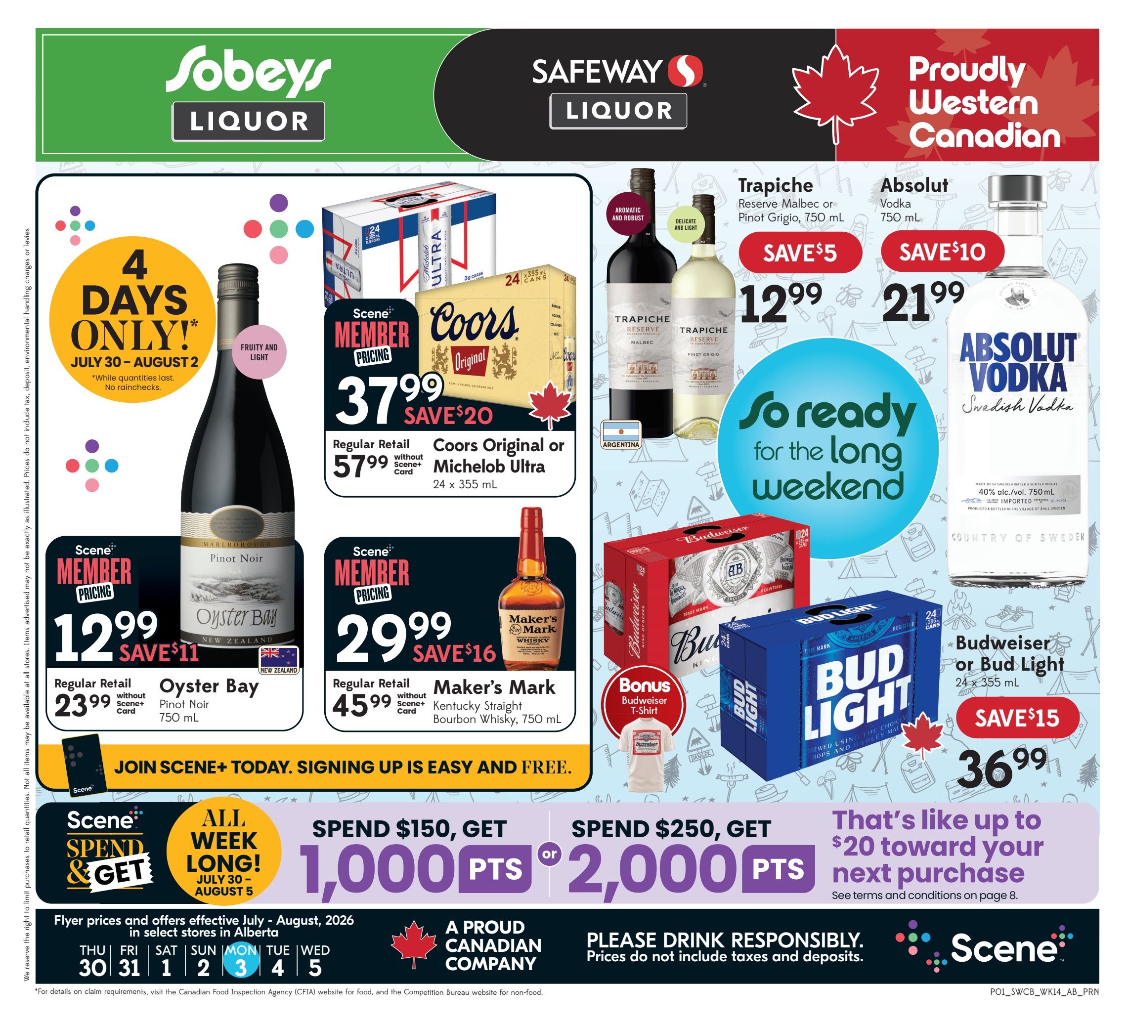Sobeys/Safeway (AB) SWCB Flyer July 30 to August 5