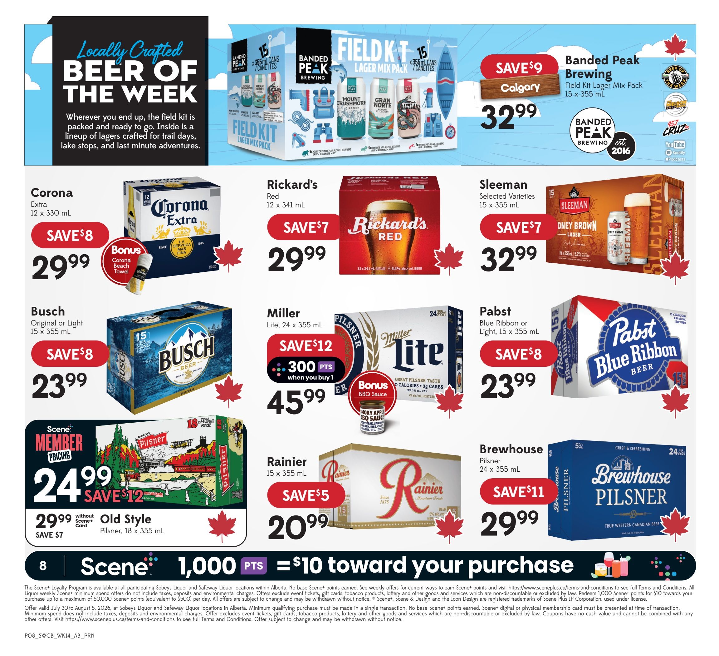 Sobeys/Safeway (AB) SWCB Flyer July 30 to August 5