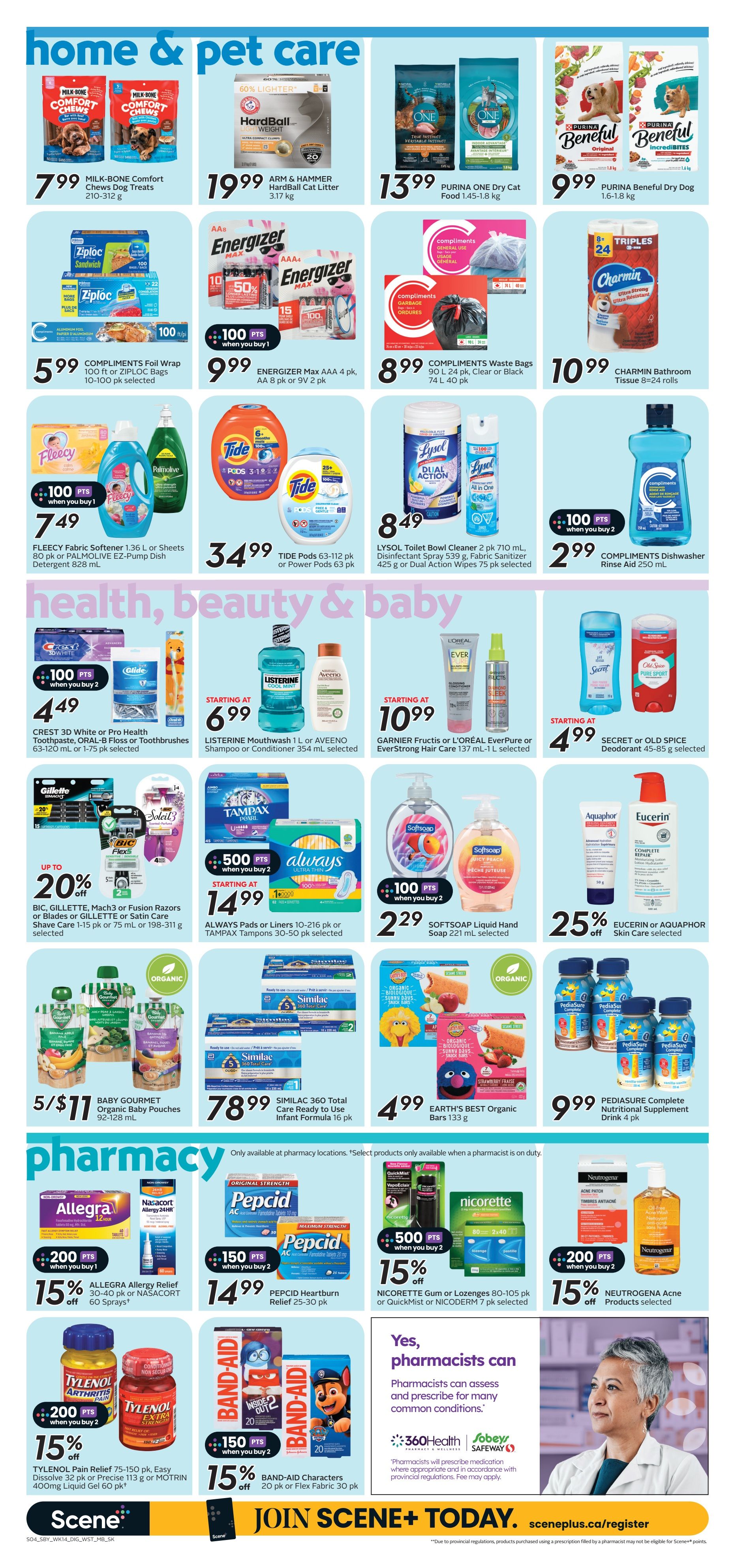 Sobeys/Safeway (SK & MB) Flyer July 30 to August 5
