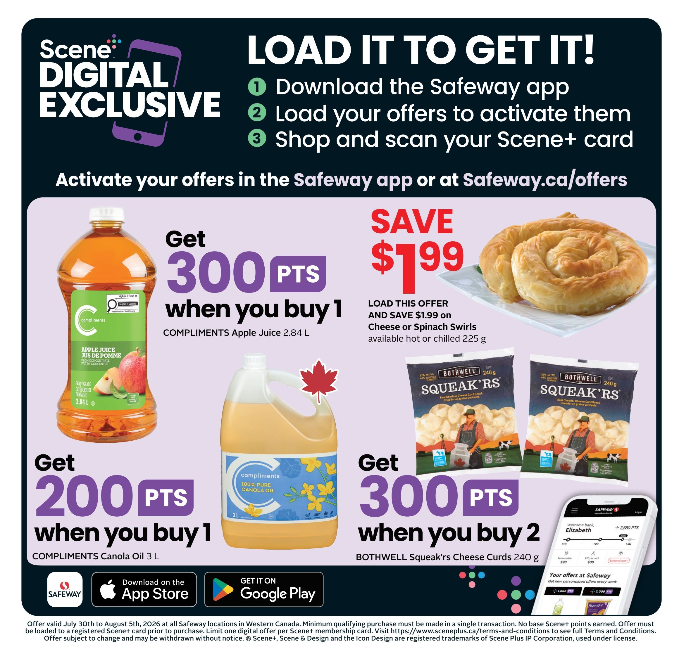 Safeway (BC) Flyer July 30 to August 5