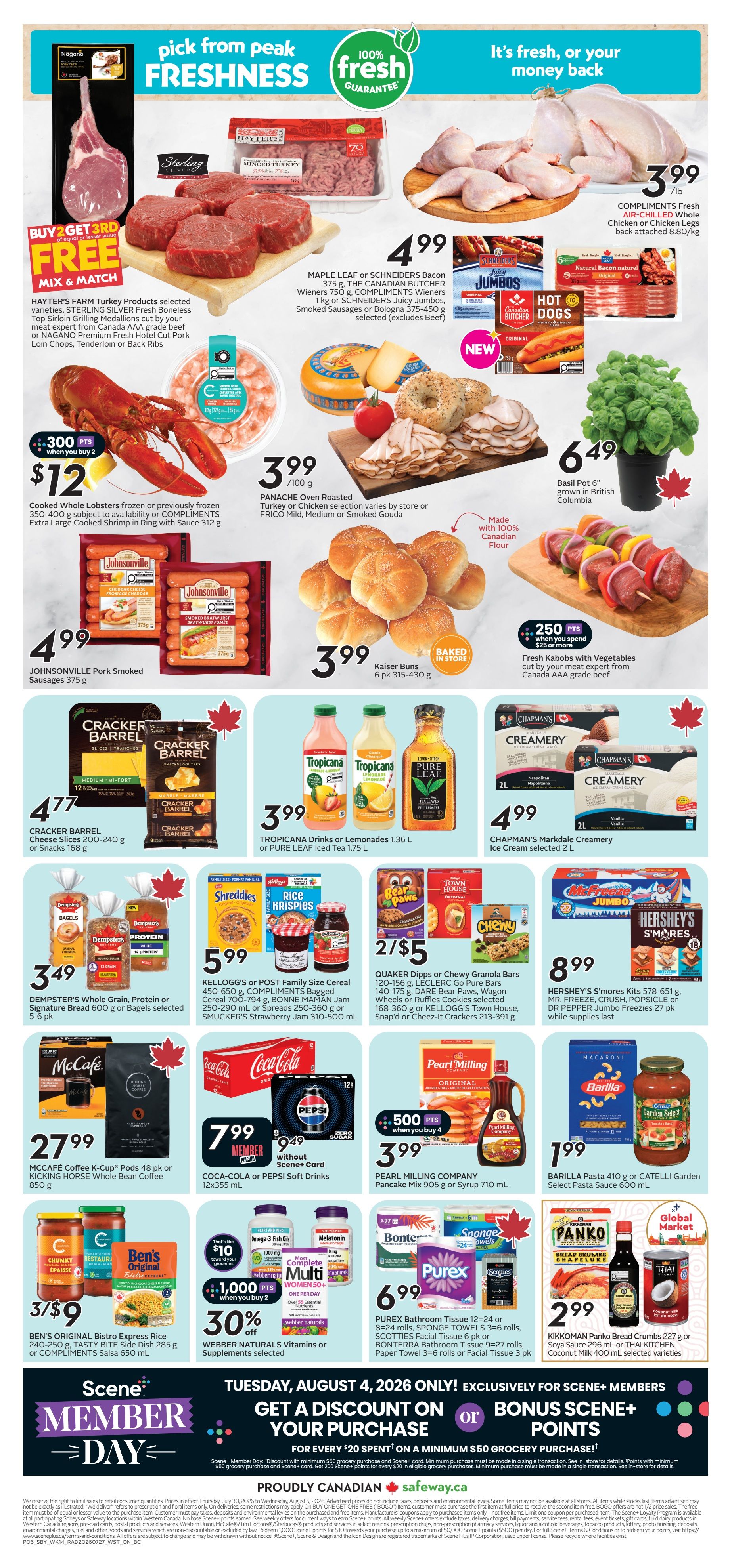 Safeway (BC) Flyer July 30 to August 5