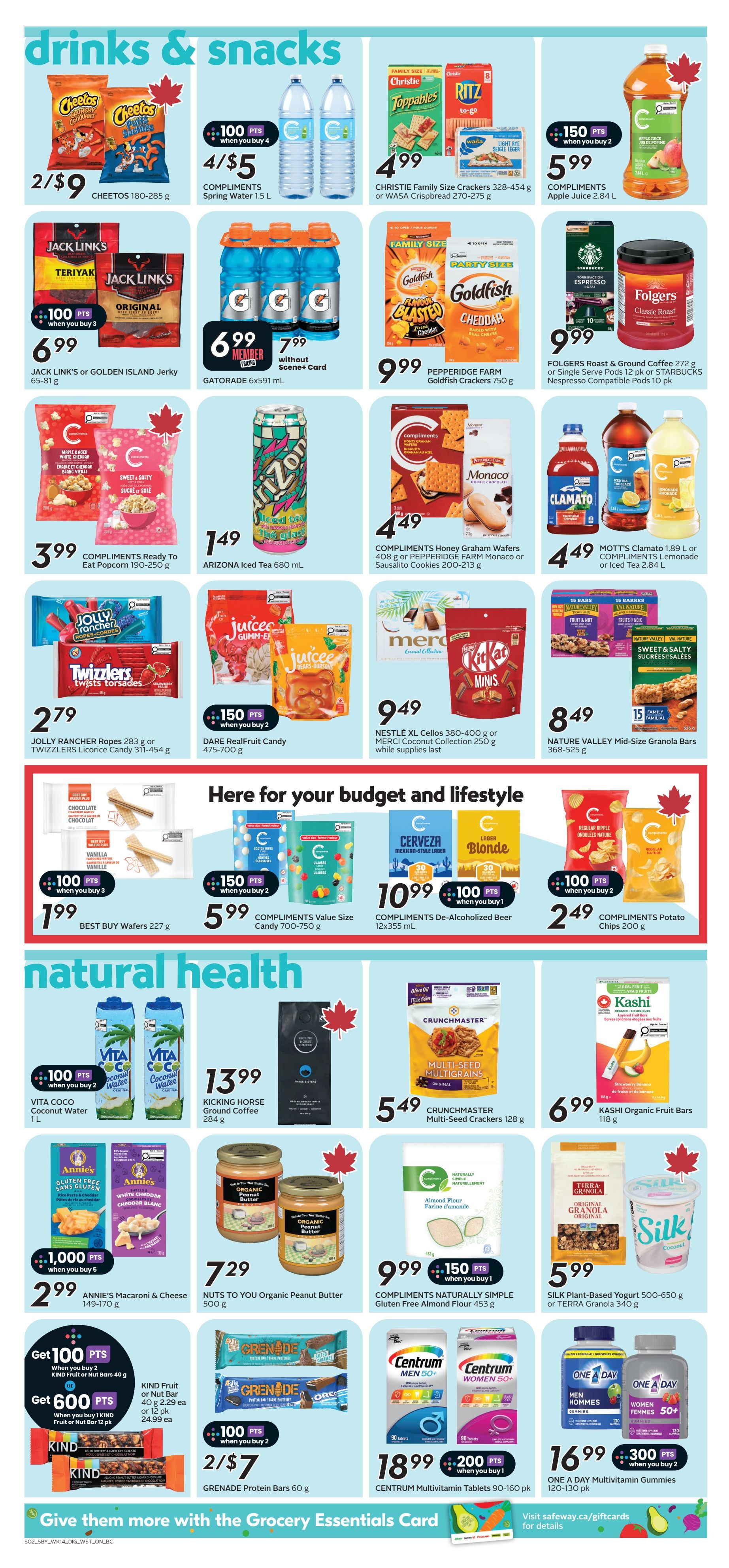 Safeway (BC) Flyer July 30 to August 5