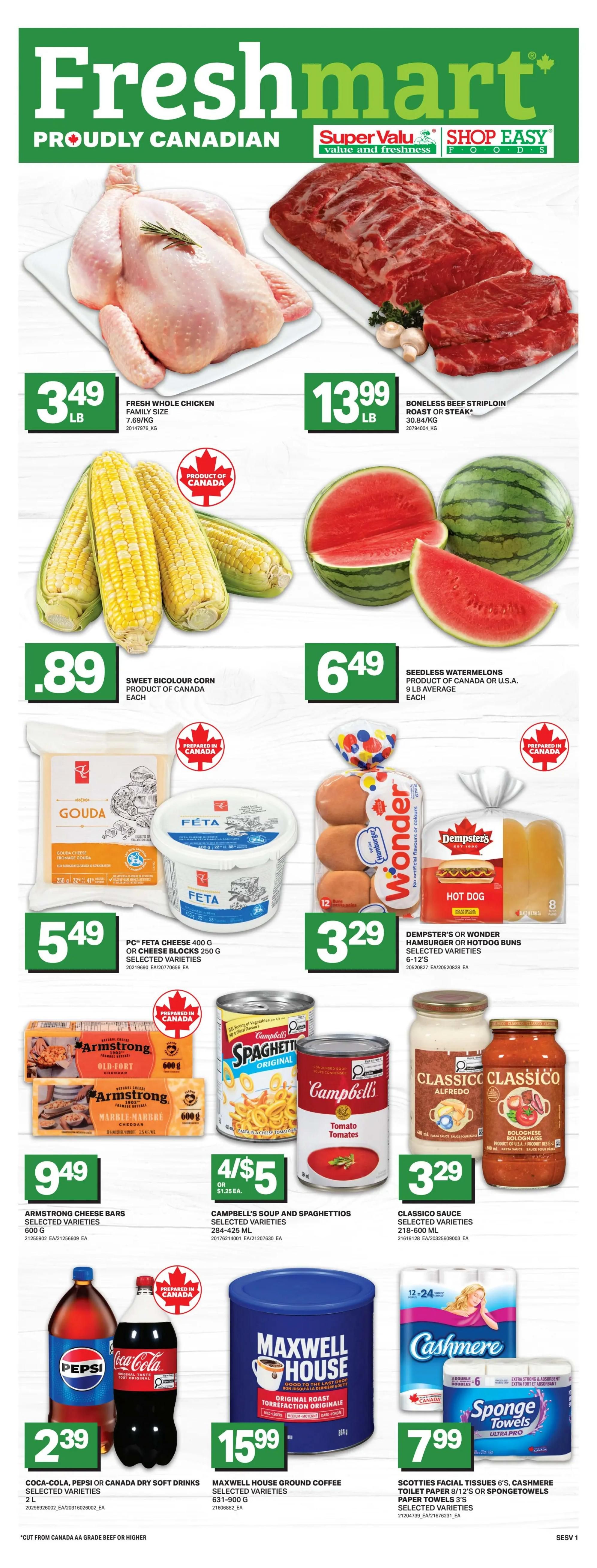 Shop Easy & SuperValu Flyer July 30 to August 5