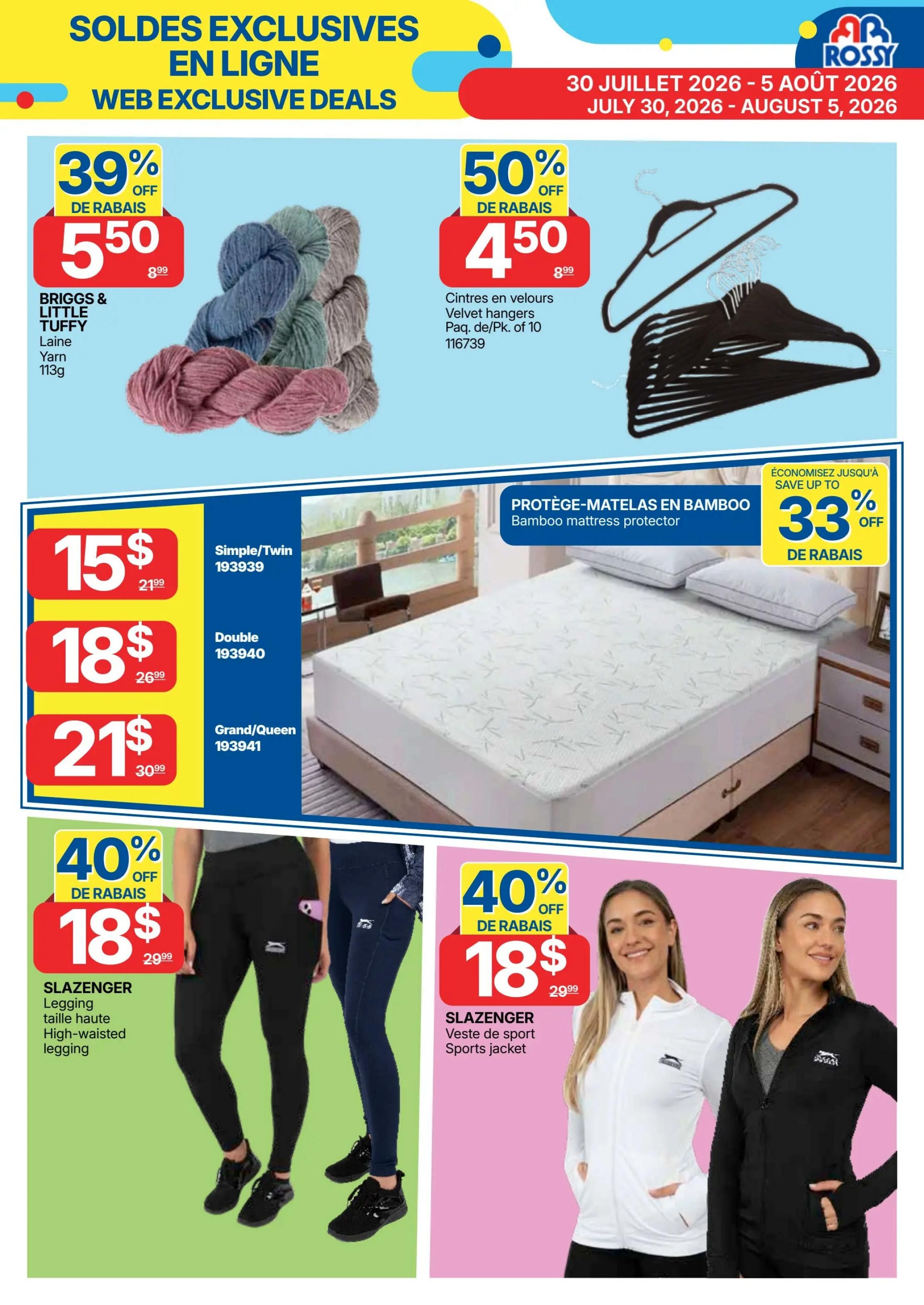 Rossy Flyer July 30 to August 5