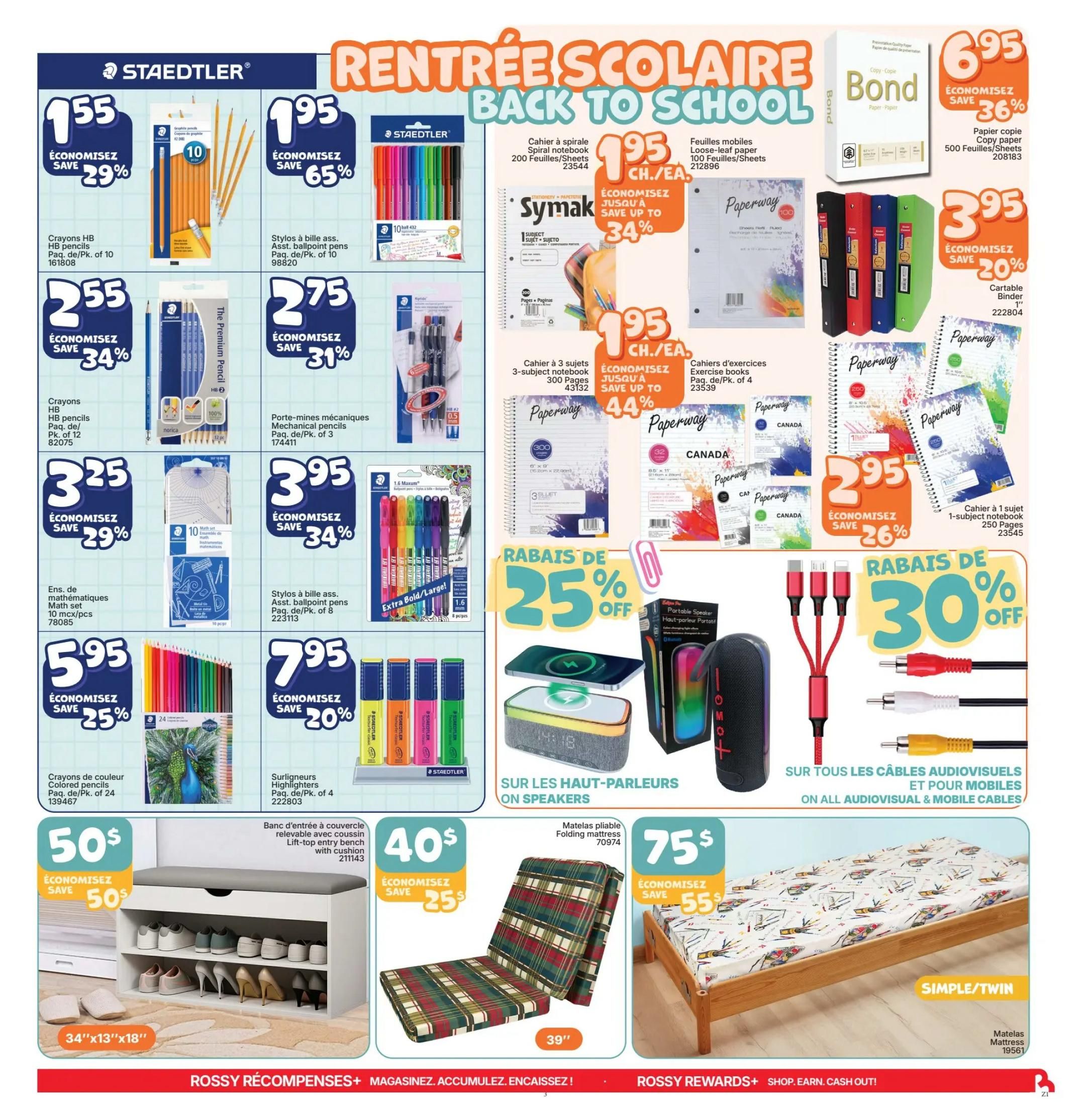 Rossy Flyer July 30 to August 5
