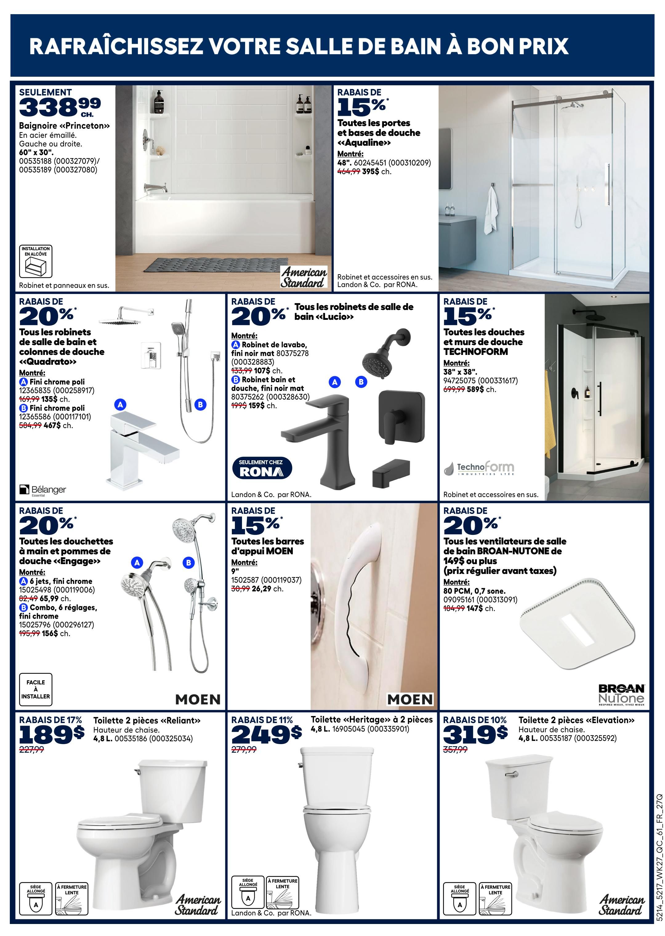 Rona & Rona+ (QC) Flyer July 30 to August 5