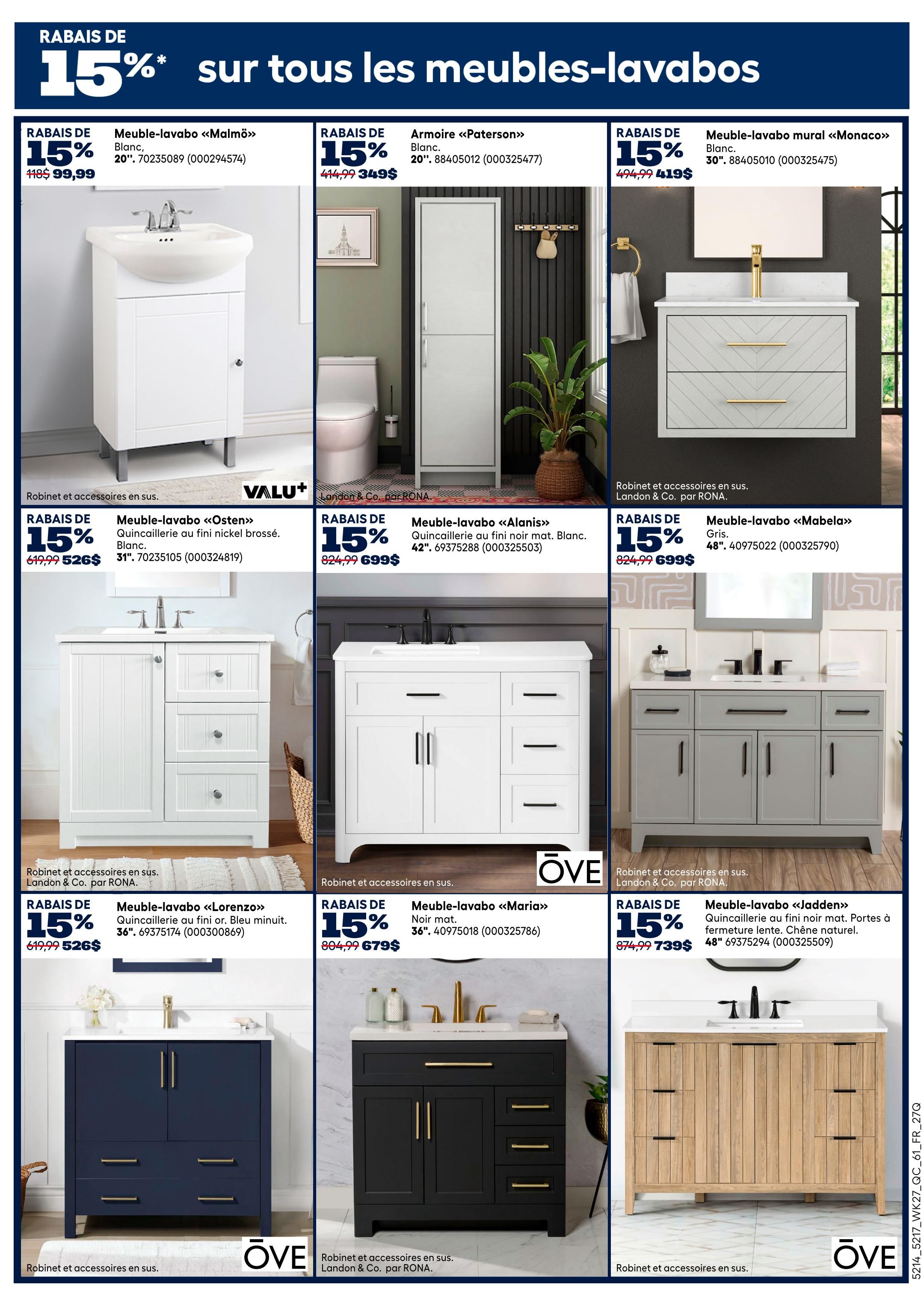 Rona & Rona+ (QC) Flyer July 30 to August 5