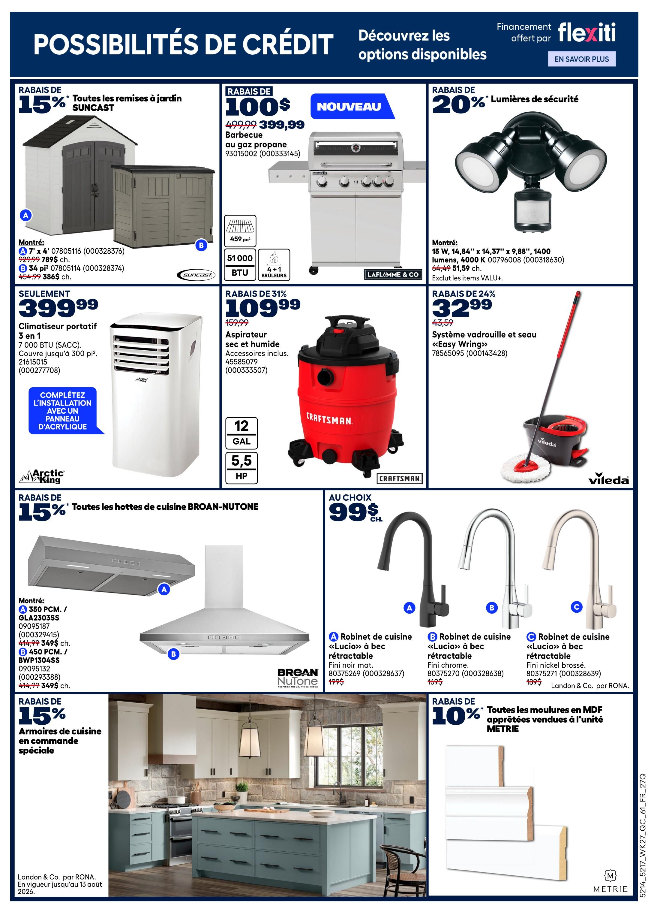 Rona & Rona+ (QC) Flyer July 30 to August 5