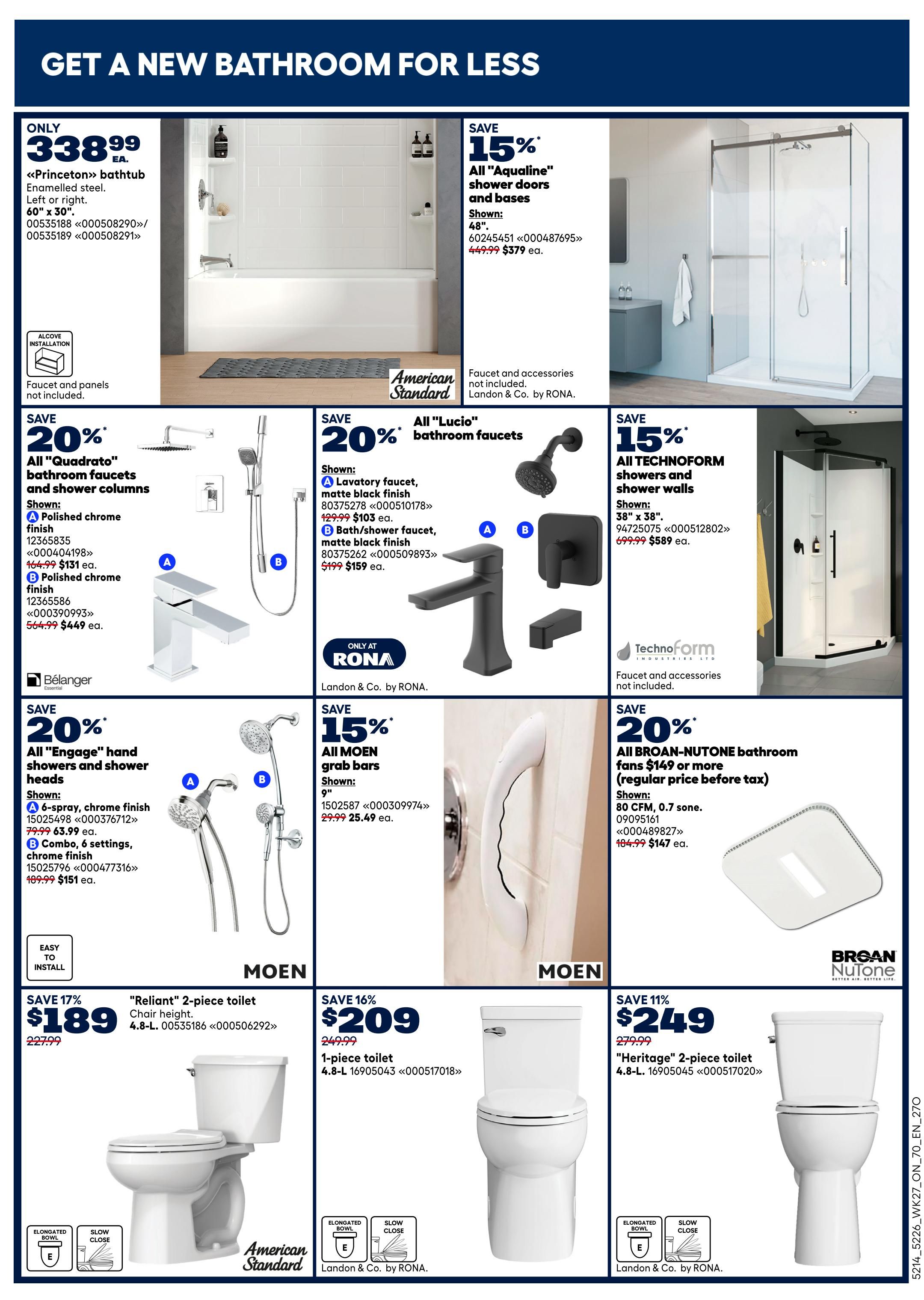 Rona & Rona+ (ON) Flyer July 30 to August 5