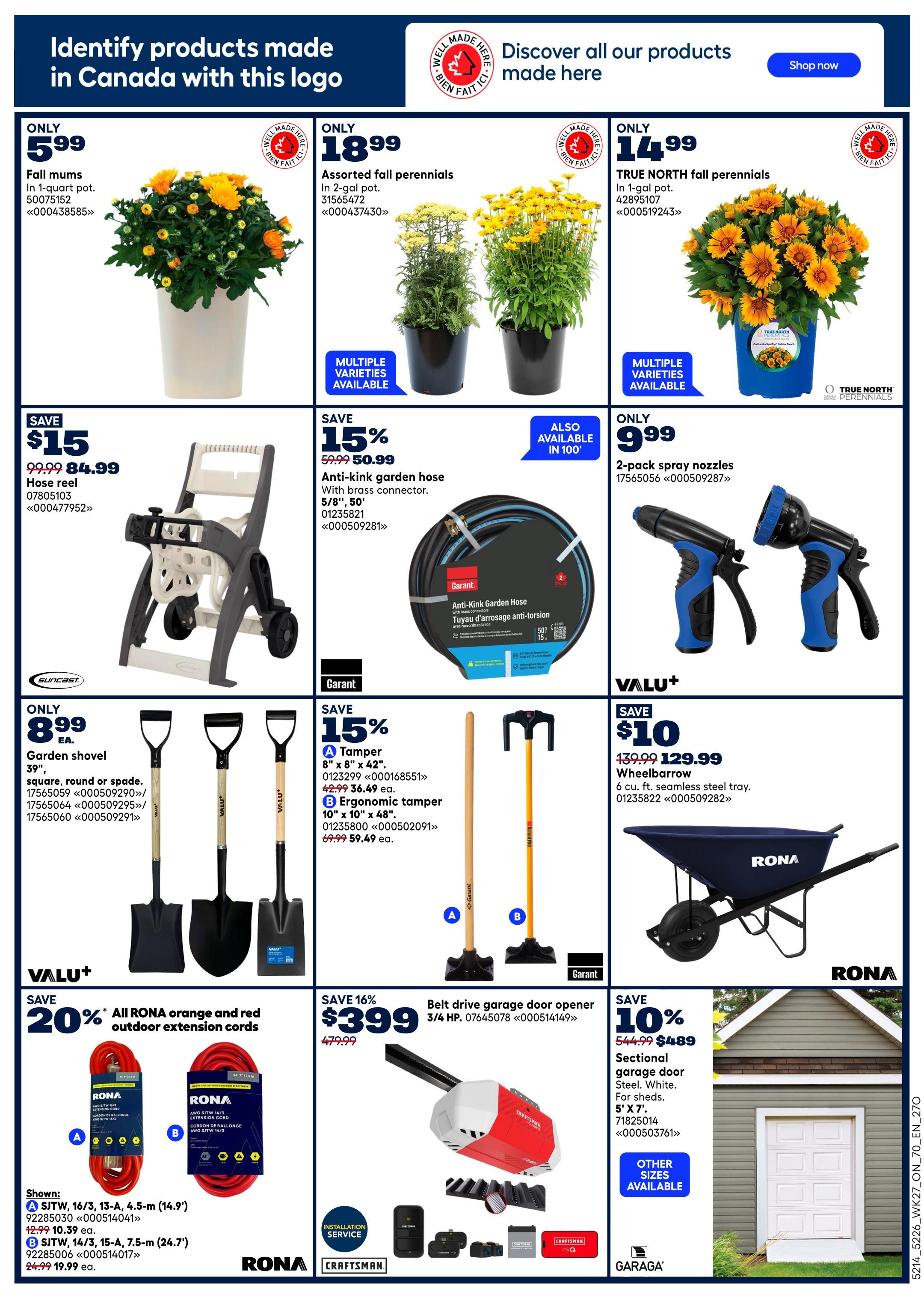 Rona & Rona+ (ON) Flyer July 30 to August 5
