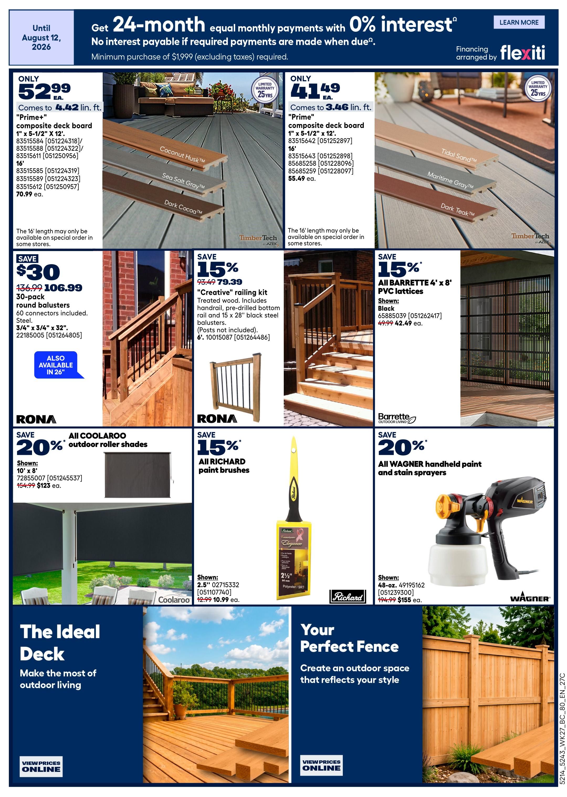 Rona & Rona+ (BC) Flyer July 30 to August 5