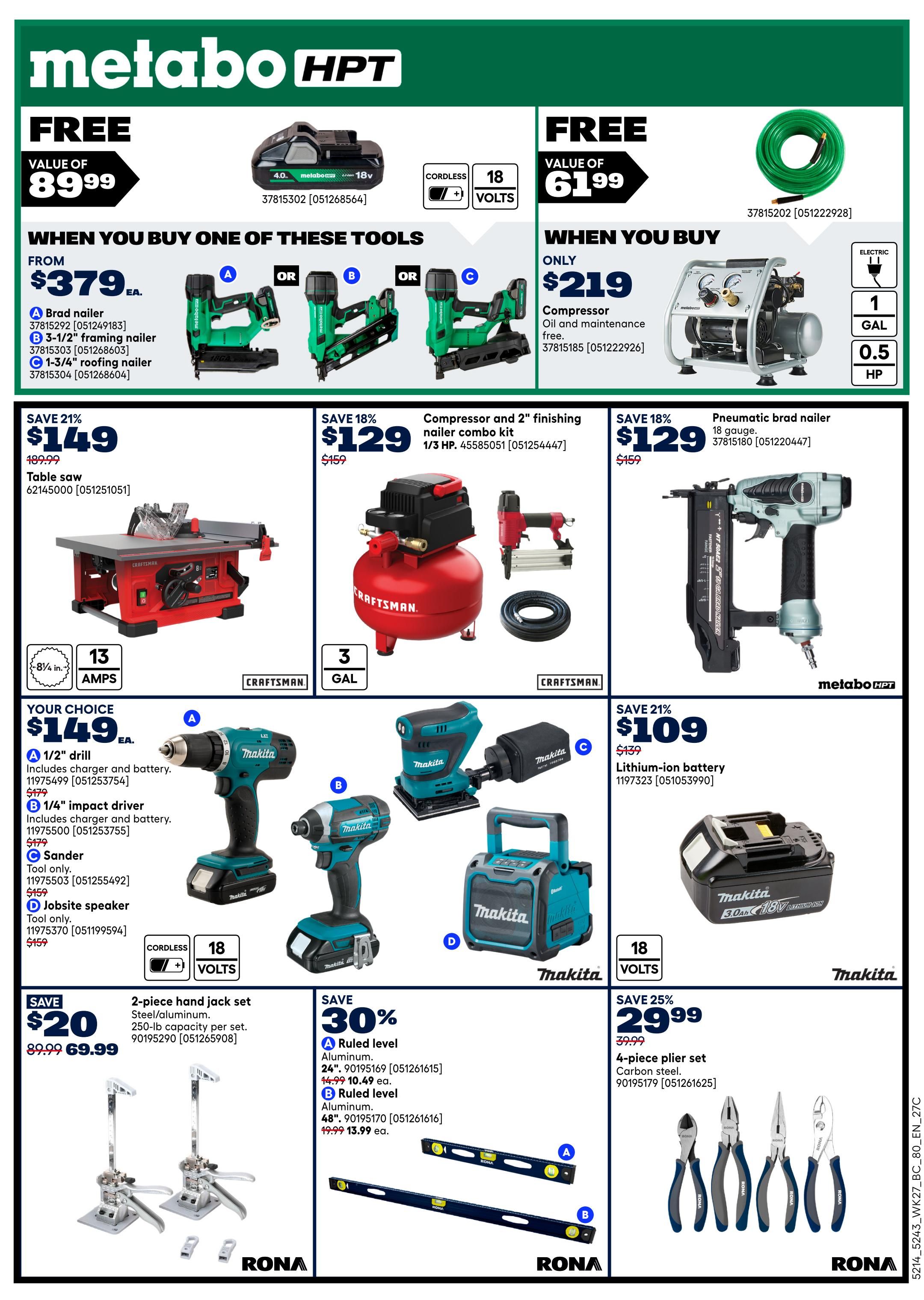 Rona & Rona+ (BC) Flyer July 30 to August 5